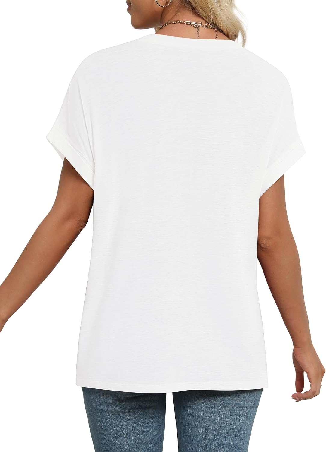 Stelle Women Modal Soft Crewneck Cap Short Sleeve T Shirts Summer Tops Trendy Basic Casual Clothes 2025(Off-white)