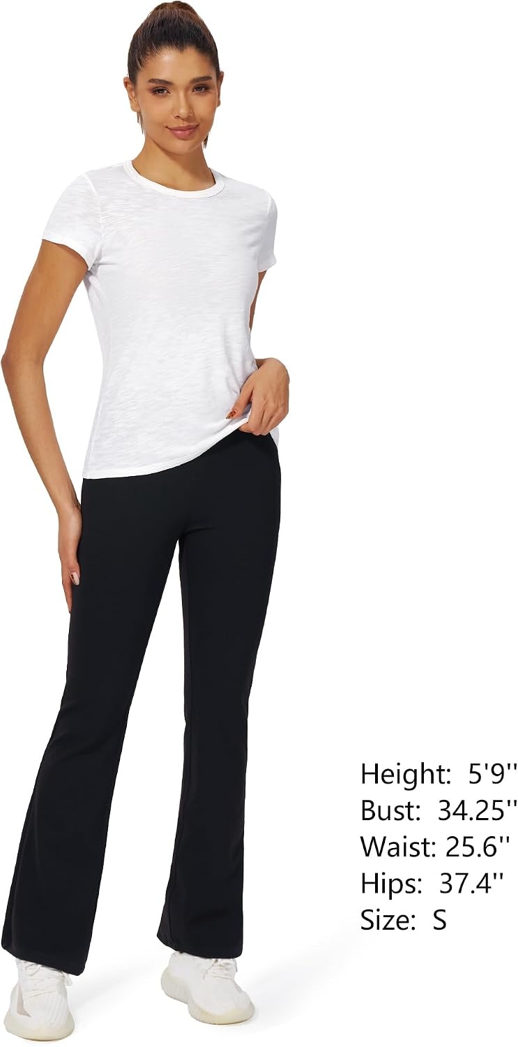 Stelle Womens Modal Soft Crewneck Short Sleeve T Shirts Summer Casual Basic Tops Tees(White)