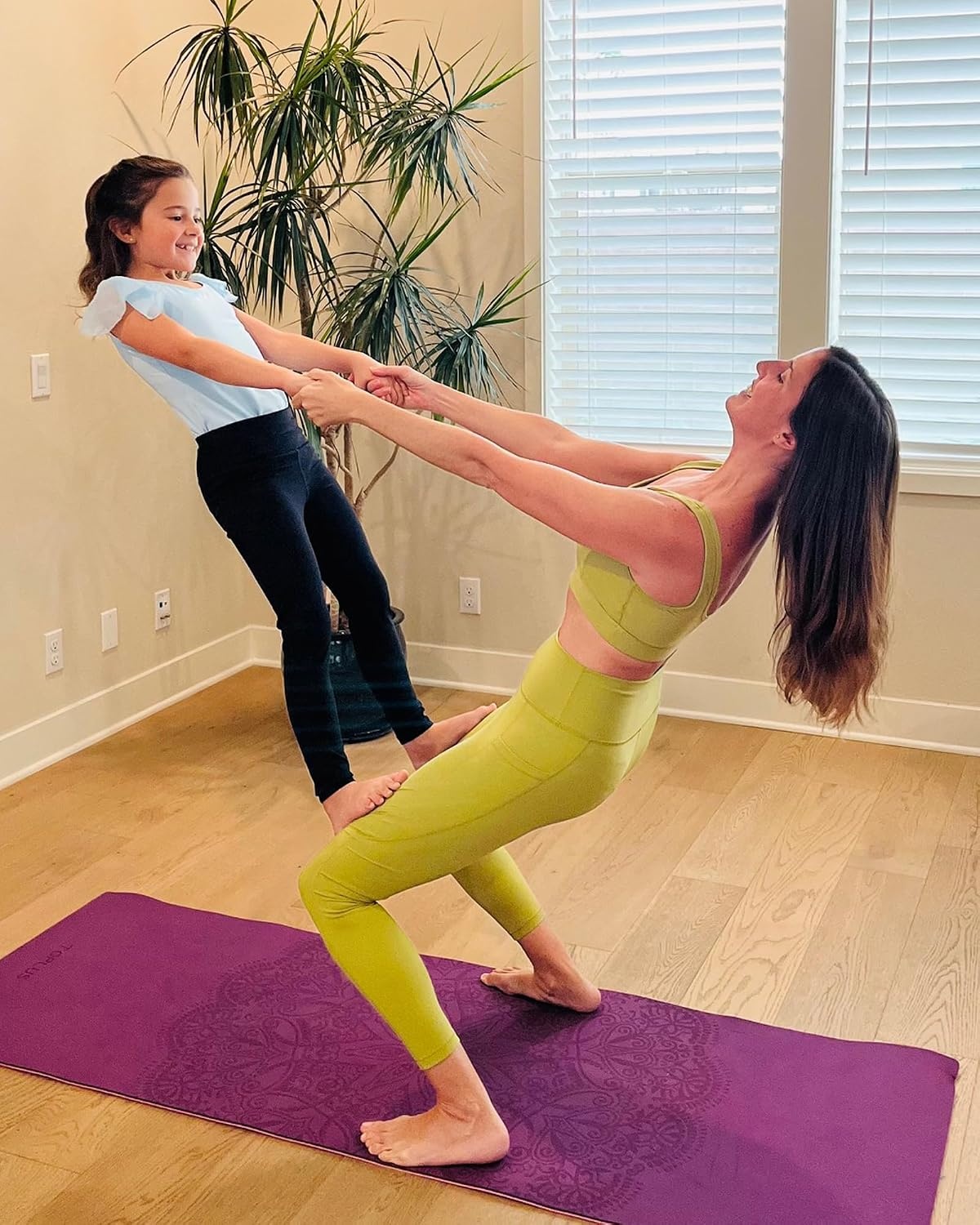 Stelle High Waisted Yoga Leggings with Pockets, Buttery Soft Workout Yoga Pants for Women Tummy Control Running Gym(Brushed Buttery Soft-golden Lime)