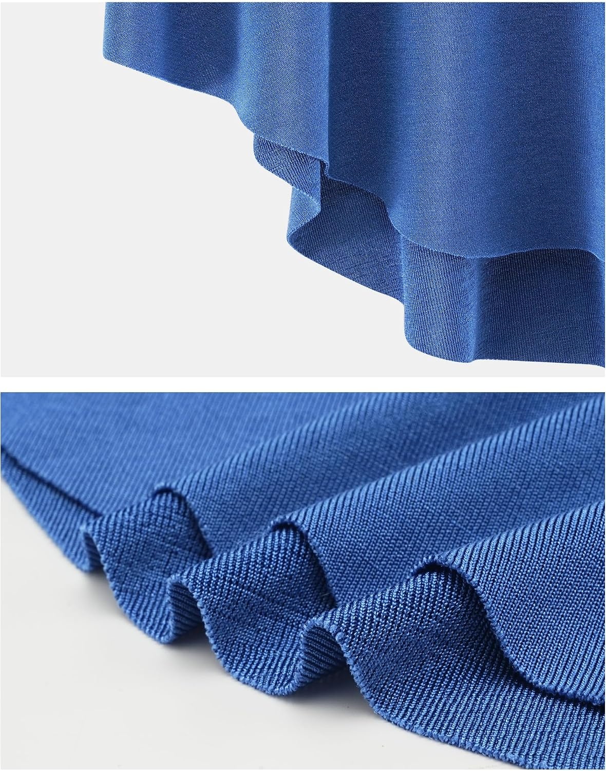 Stelle Ballet Skirt Women Dance Wrap Pull-On Skirts for Adult(Marine Blue)
