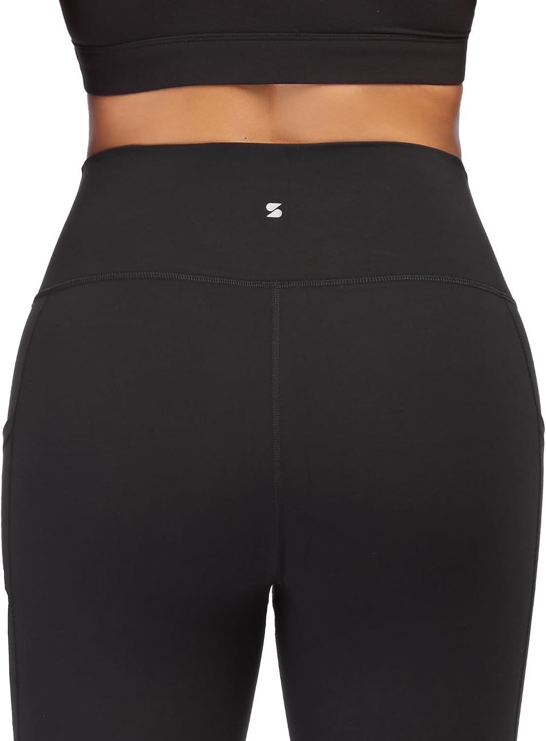 Stelle High Waisted Yoga Leggings with Pockets, Buttery Soft Workout Yoga Pants for Women Tummy Control Running Gym(1-brushed Buttery Soft-black)