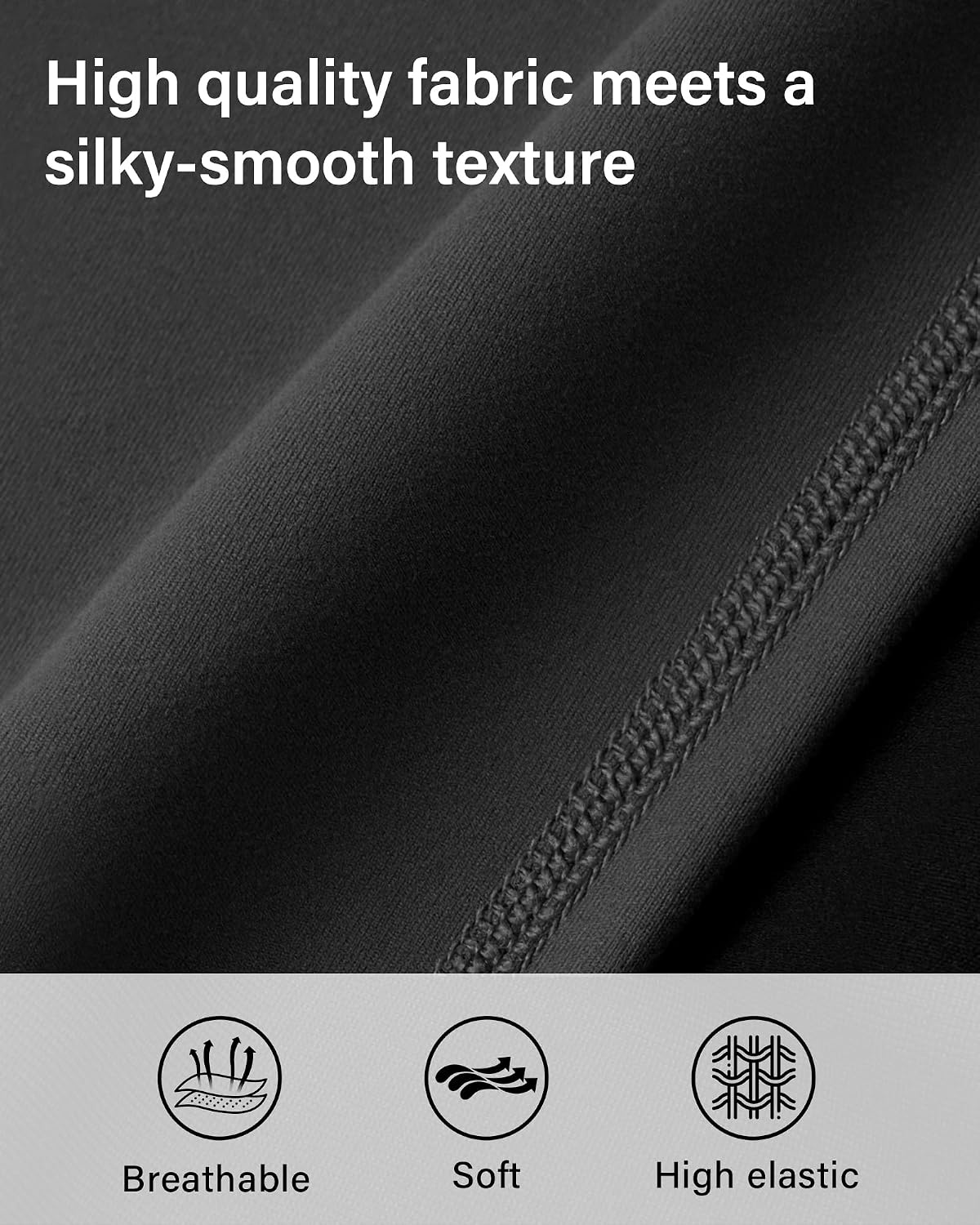 Stelle High Waisted Yoga Leggings with Pockets, Buttery Soft Workout Yoga Pants for Women Tummy Control Running Gym(1-brushed Buttery Soft-black)