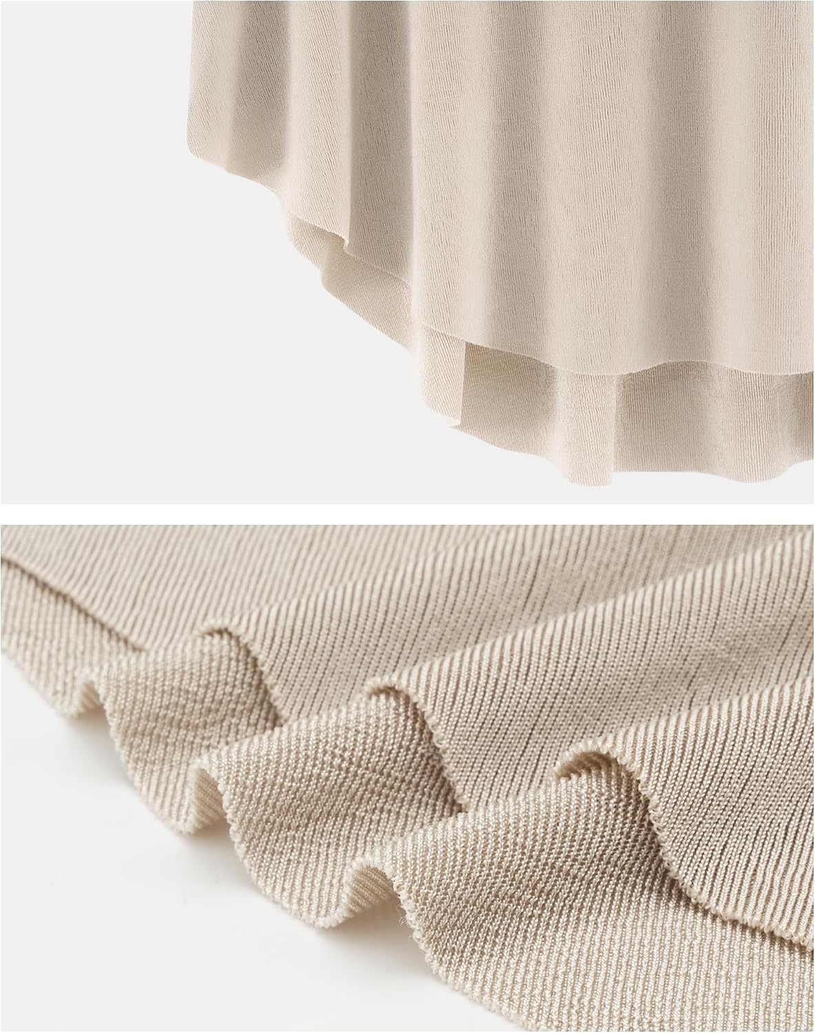 Stelle Ballet Skirt Women Dance Wrap Pull-On Skirts for Adult(Champagne)
