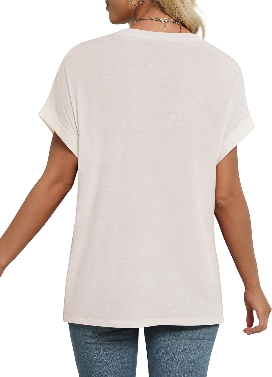 Stelle Women Modal Soft Crewneck Cap Short Sleeve T Shirts Summer Tops Trendy Basic Casual Clothes 2025(Oat Milk)