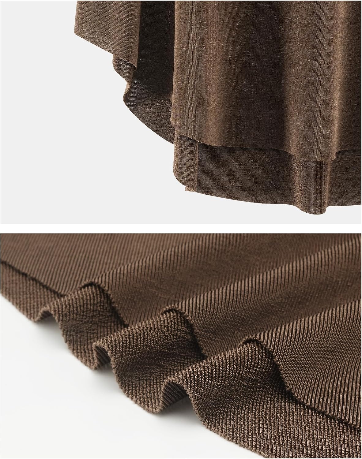 Stelle Ballet Skirt Women Dance Wrap Pull-On Skirts for Adult(Coffee)