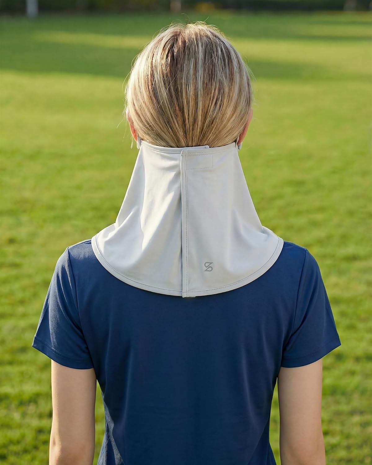 Stelle UV Protection Face Cover Breathable Cooling Neck Coverage Gaiter Scarf Summer Outdoor Activities(Light Grey)