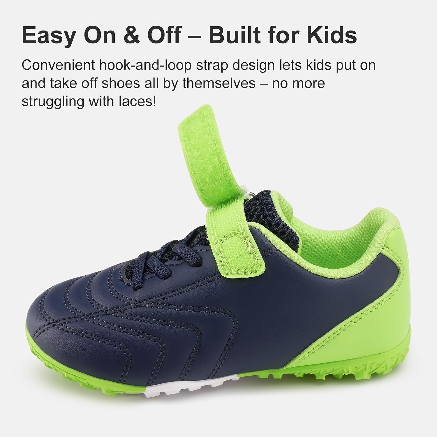 Stelle Baseball Cleats Girls Boys Soccer Shoes Futsal Multi-Sport(Navy)