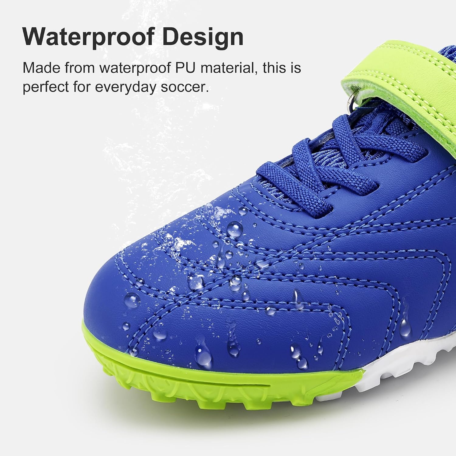 Stelle Baseball Cleats Girls Boys Soccer Shoes Futsal Multi-Sport(Blue)