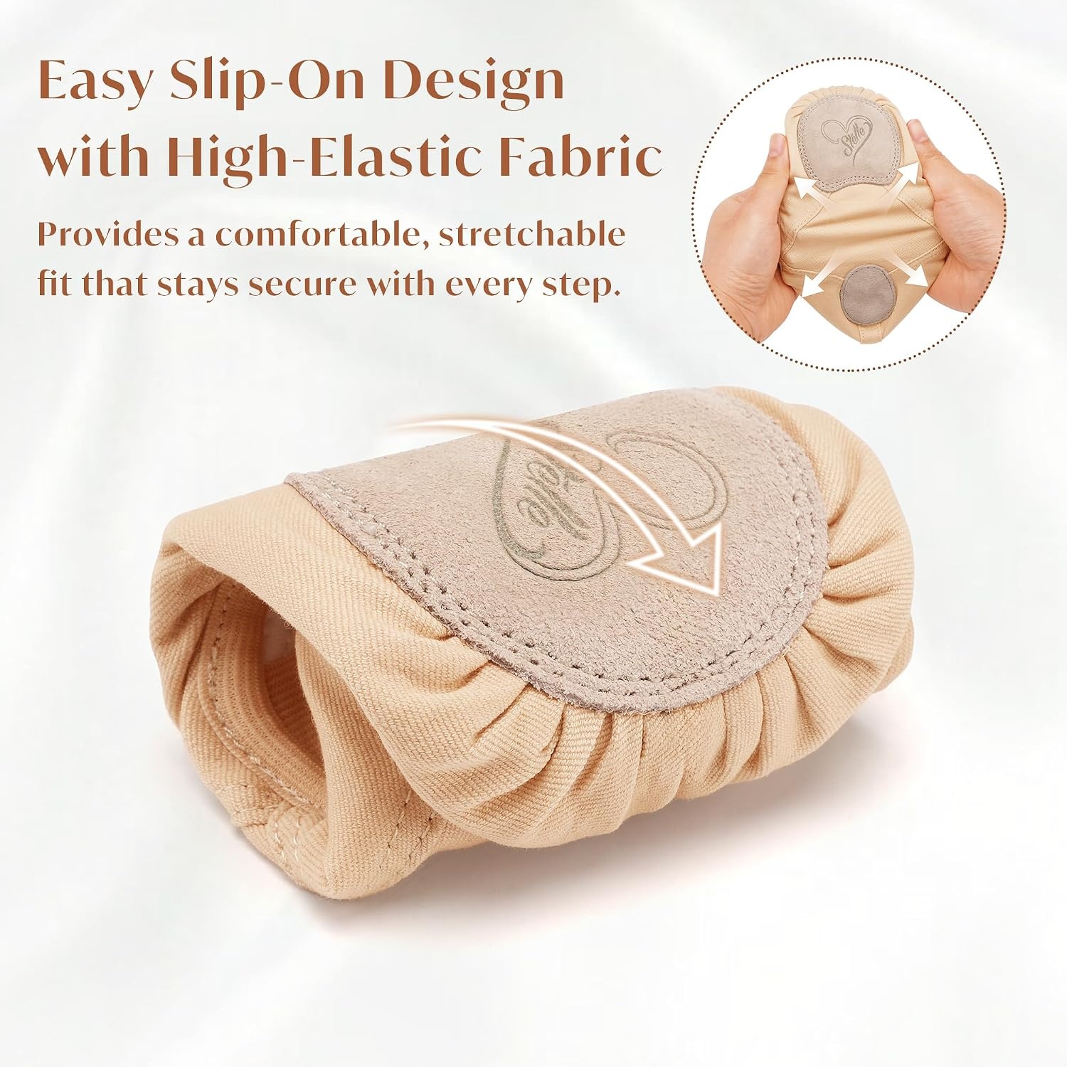 Stelle Ballet Shoes Women Highly Stretch Canvas Dance Slippers Ballet Flats | Ballet shoes for women, Split suede outsole, Non-Slip, Breathable cotton lining, Elastic cross straps, Yoga, Ballet training(Sand)