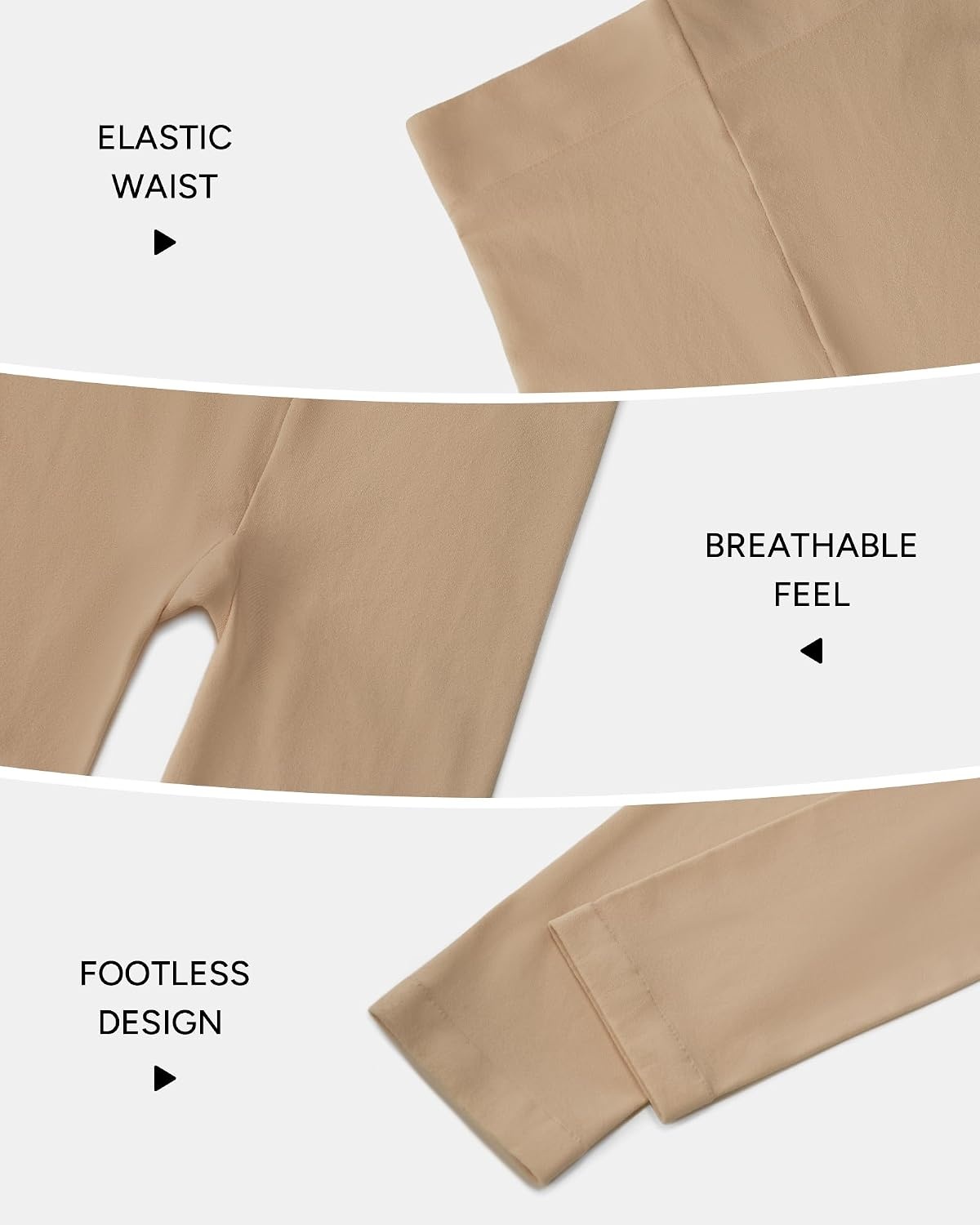 Stelle Footless Dance Tights for Girls Ballet Kids Toddler 2T-15Y(2 Pairs Light Tan)