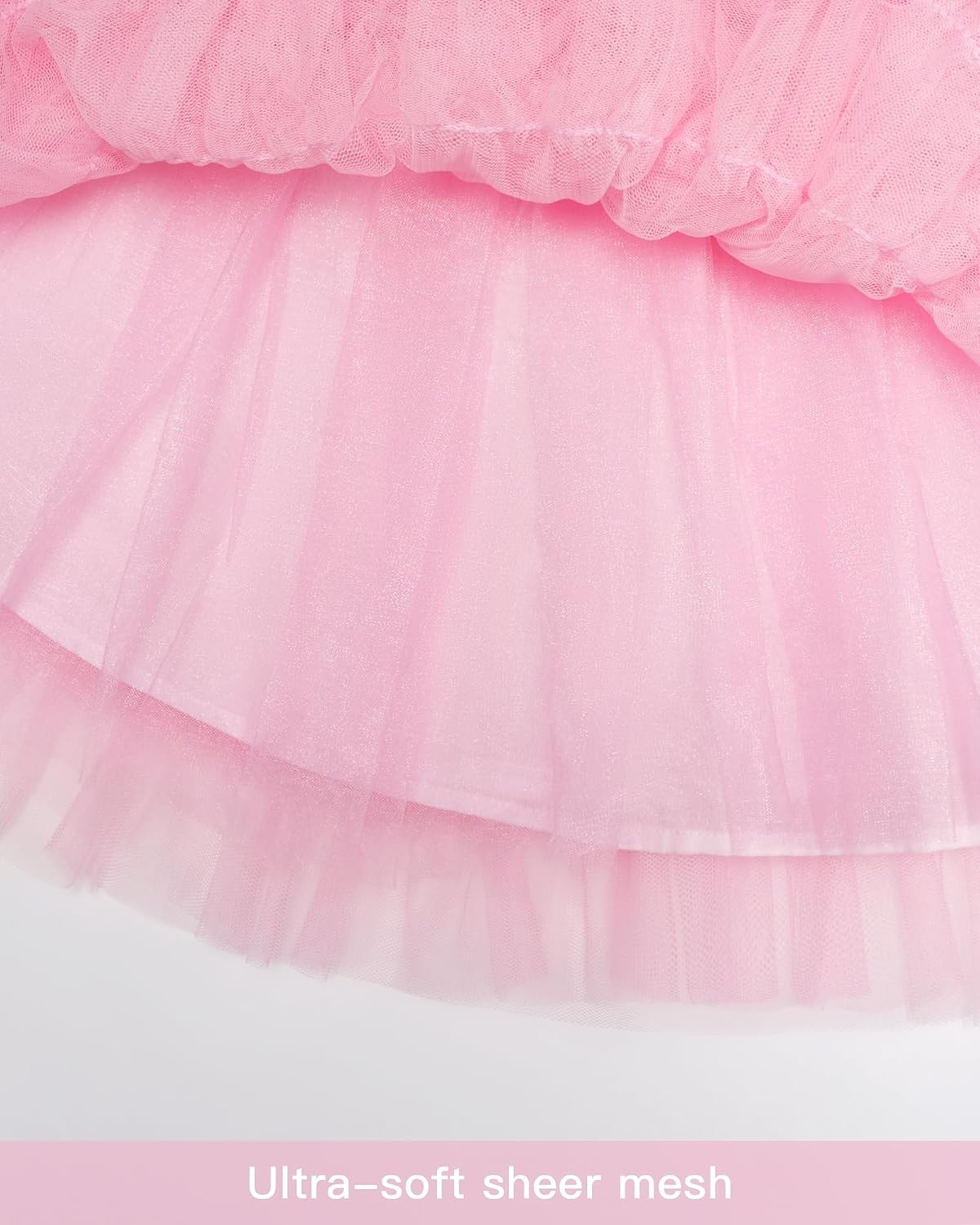 Stelle Toddler Girls Tutu Skirt Kids Layered Tulle Ballet Dance Skirt | Girls tutu skirt, Metallic Waist, 5 Layered Tutus, Soft Stretch Fabric, Princess Skirt, Daily, Dance, Costume, Performance(Pink)