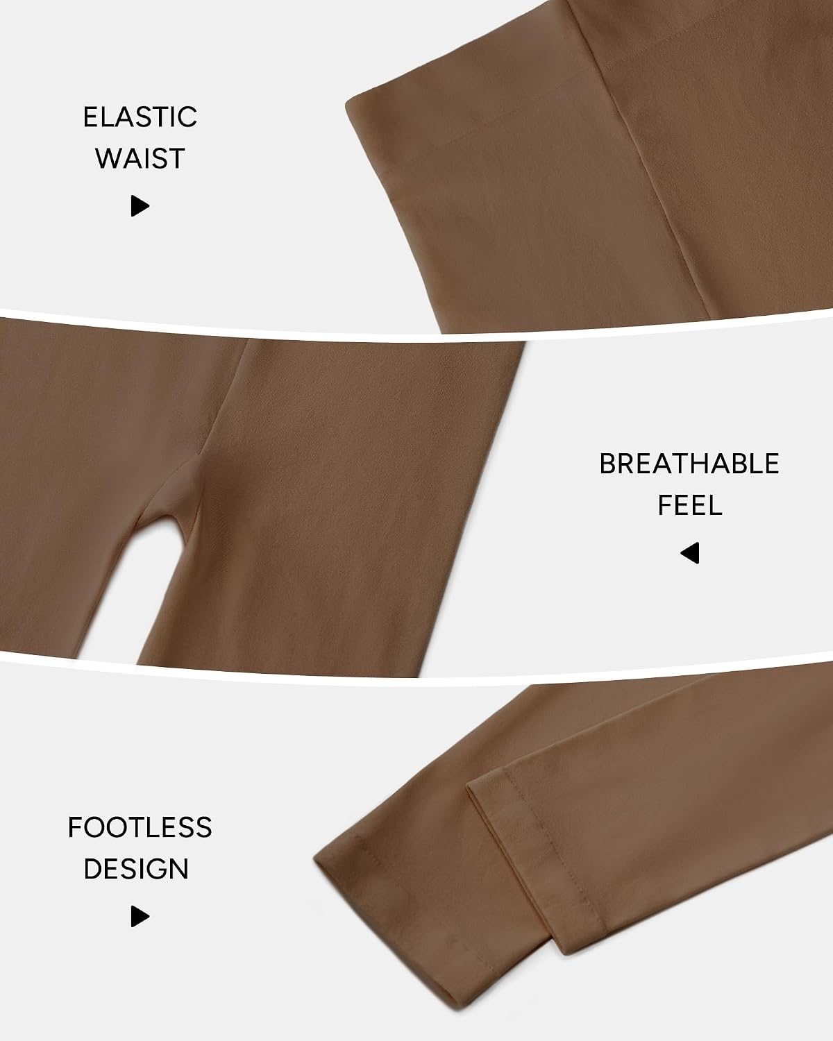 Stelle Footless Dance Tights for Girls Ballet Kids Toddler 2T-15Y(Mocha)