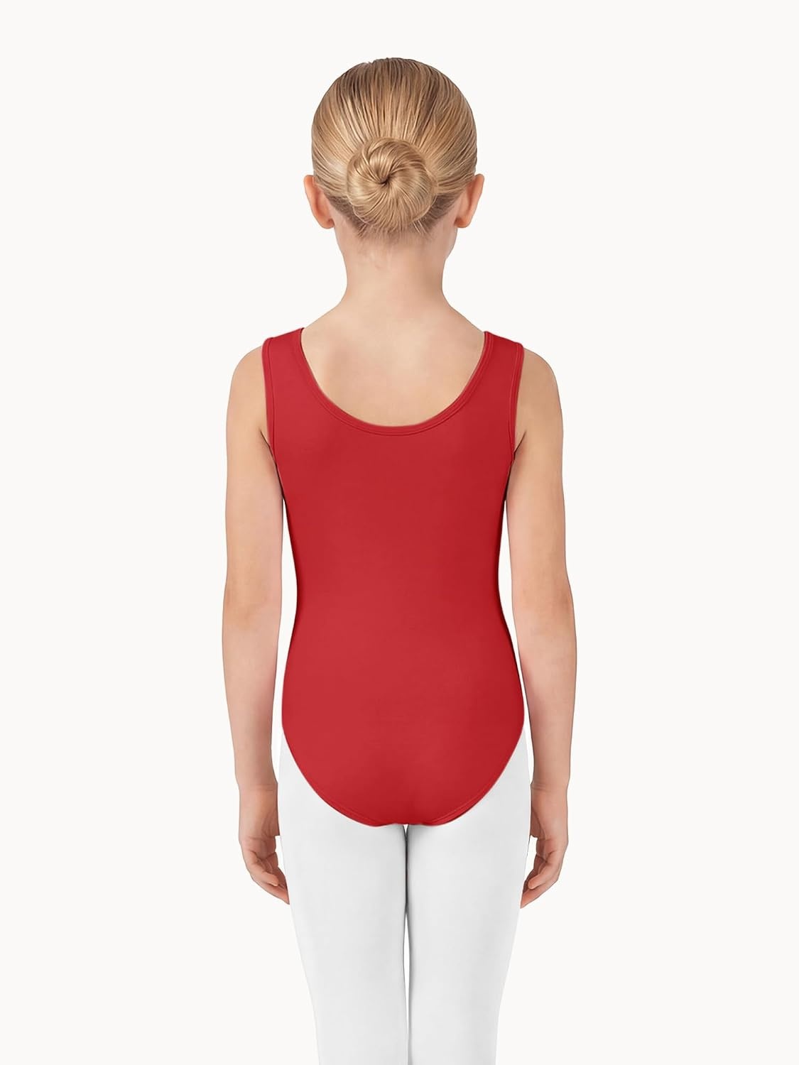 Stelle Gymnastics Leotards for Girls Tank Ballet Ballerina Dancewear 2-14Y(Red)