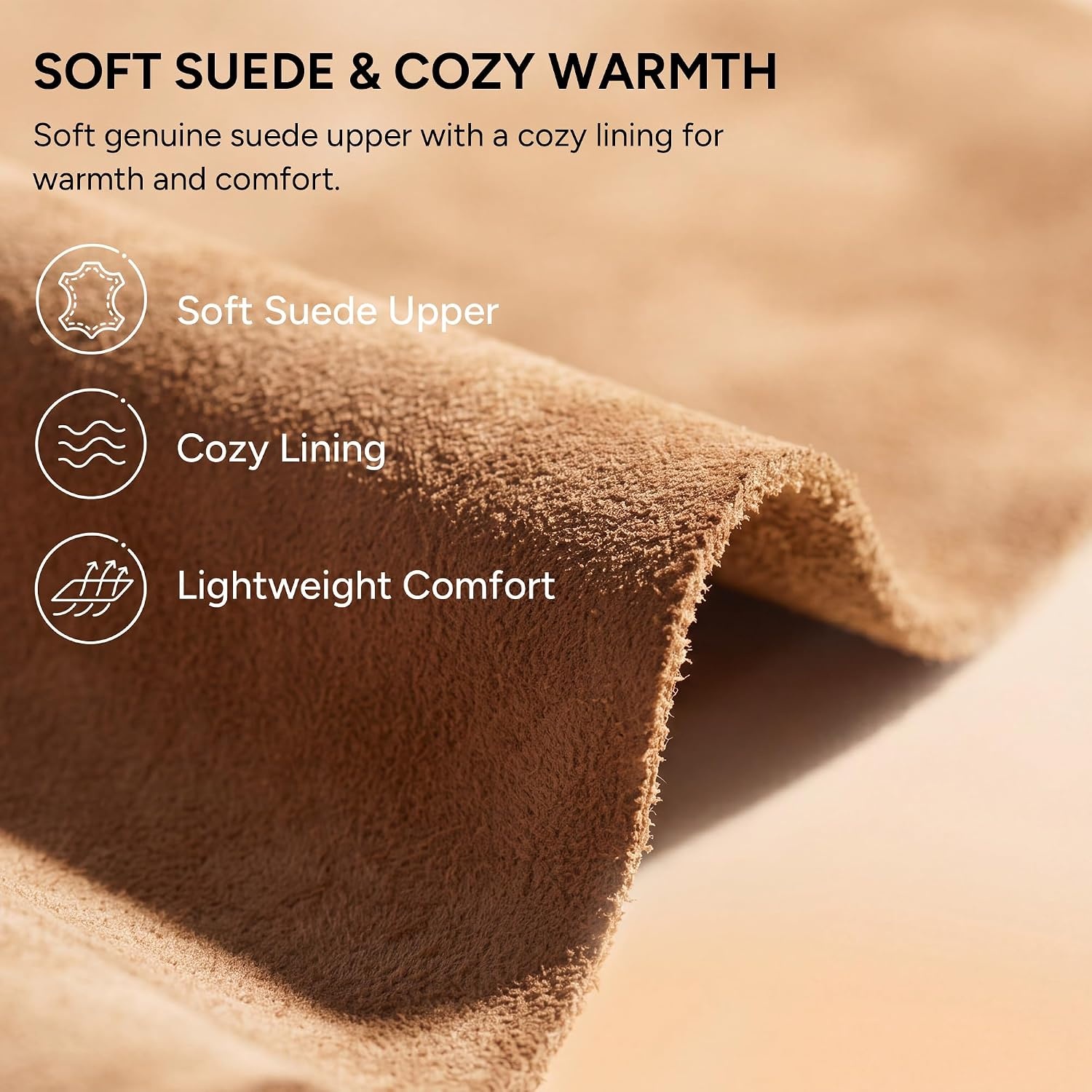 Stelle Winter Boots for Women Warm Ankle Snow Boots(Chestnut)