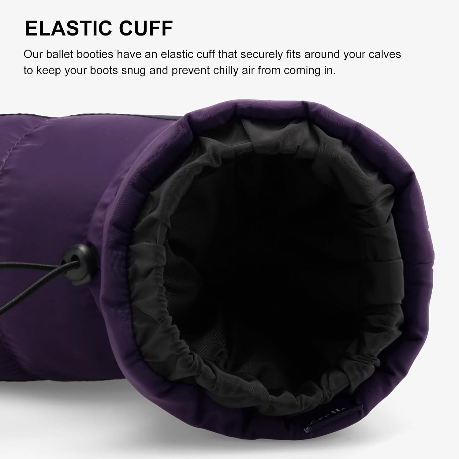 Stelle Dance Warm Up Booties Ballet Slipper Women’s Dance Boots Shoes(Purple)