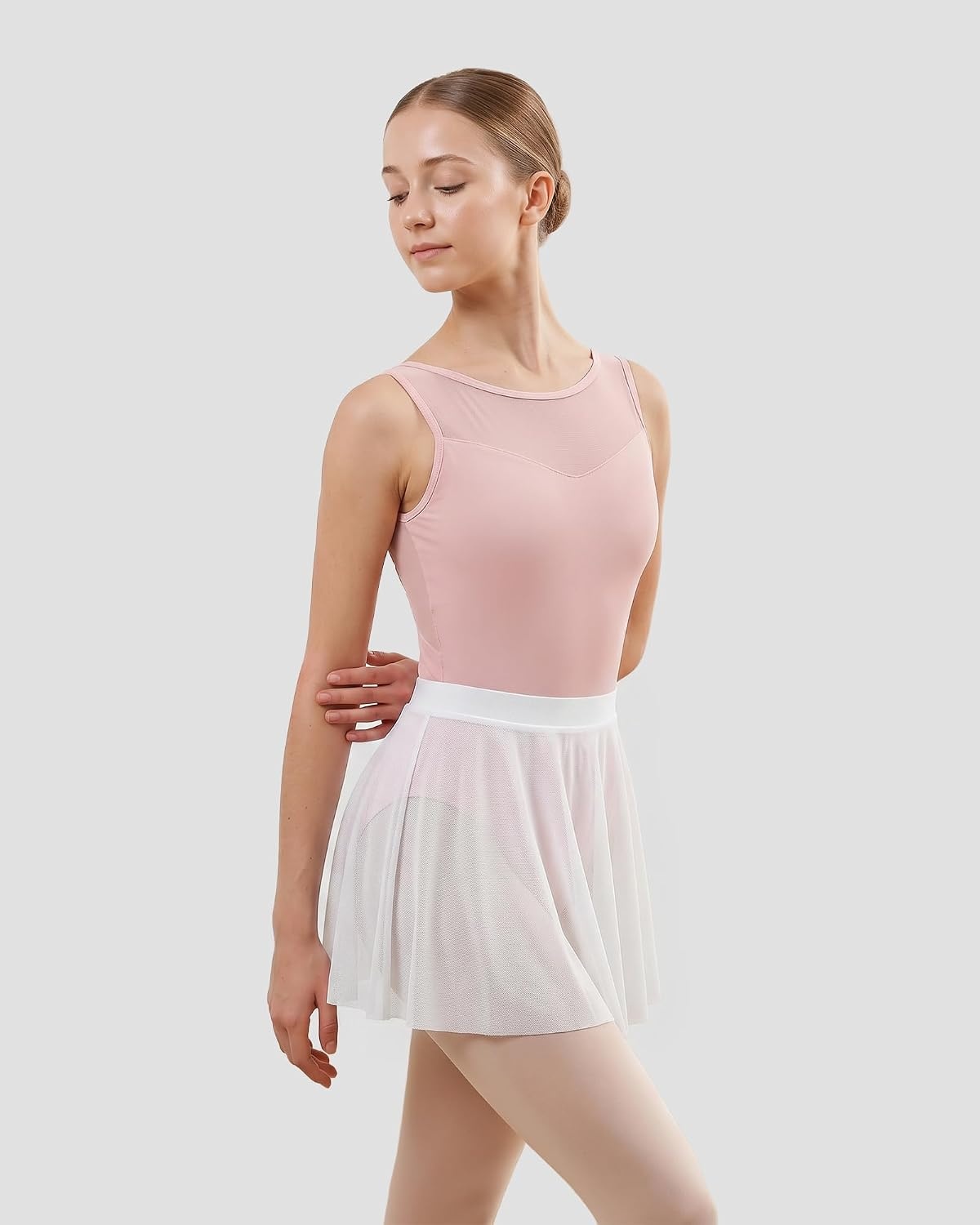 Stelle Women Ballet Skirt Chiffon Wrap Skirt Pull On Mesh Sheer Dance Skirt | Ballet skirts for women, Elastic waist pull on, Flowing movement, Dance, Rehearsal, Recital, Studio wear(White)