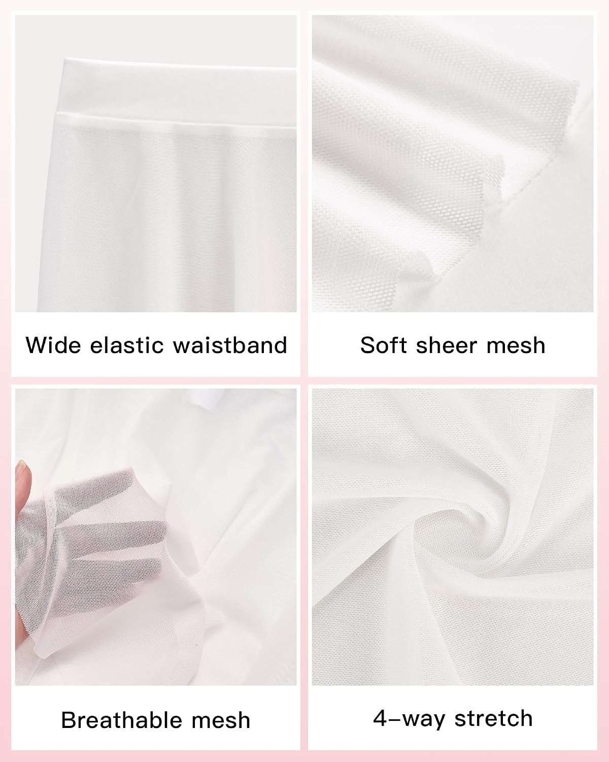 Stelle Women Ballet Skirt Chiffon Wrap Skirt Pull On Mesh Sheer Dance Skirt | Ballet skirts for women, Elastic waist pull on, Flowing movement, Dance, Rehearsal, Recital, Studio wear(White)