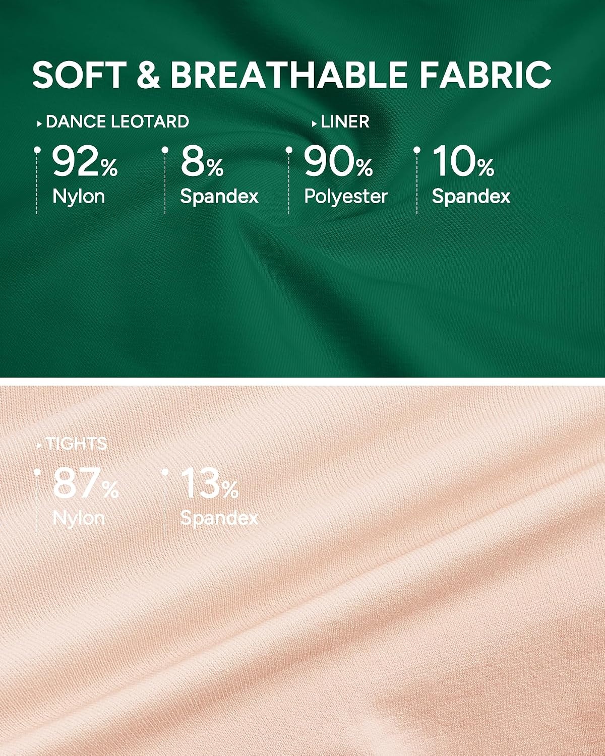 Stelle Girls Bow Back Leotard with Footed Tight for Ballet/Dance/Gymnastics | Short sleeve, Fully lined front, Bow back, Ballet/Dance/Gymnastics Leotards, Footed tights, High elasticity & durable(Green)