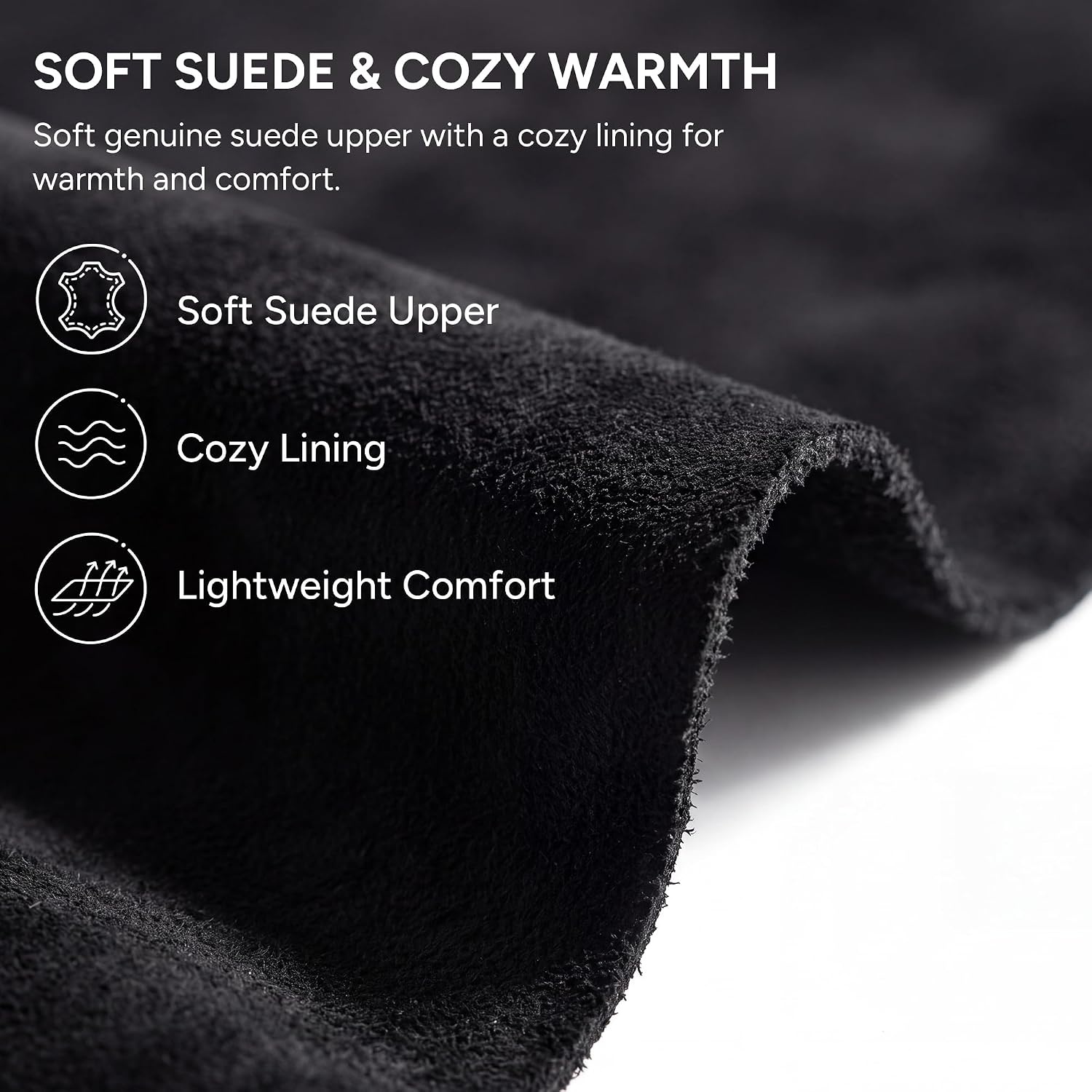 Stelle Winter Boots for Women Warm Ankle Snow Boots(Black)