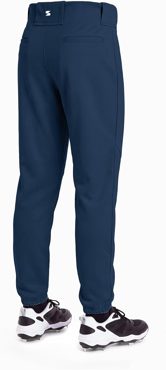 Stelle Boys Baseball Pants Youth with Pockets Kids Tee Ball 6-16 Years(Navy)