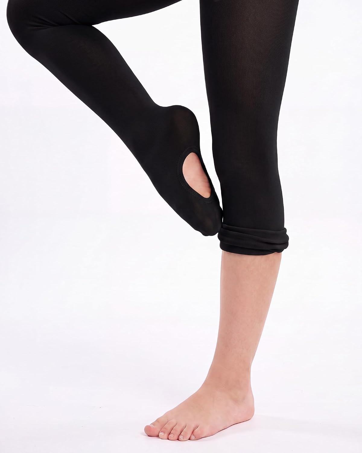 Stelle Girls Short Sleeve Leotards with Tights for Ballet/Dance Outfits | Footed or footless tights, Breathable, High elasticity & durable fabric, Ballet/Dance/Gymnastics leotard(Black)