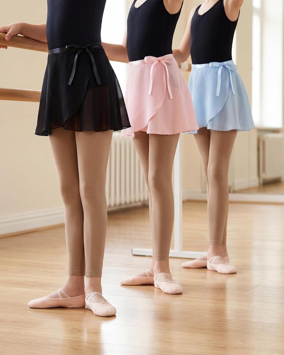 Stelle Girl’s Footless Tights Ultra Soft Dance Tights for Ballet(Warm Tan)
