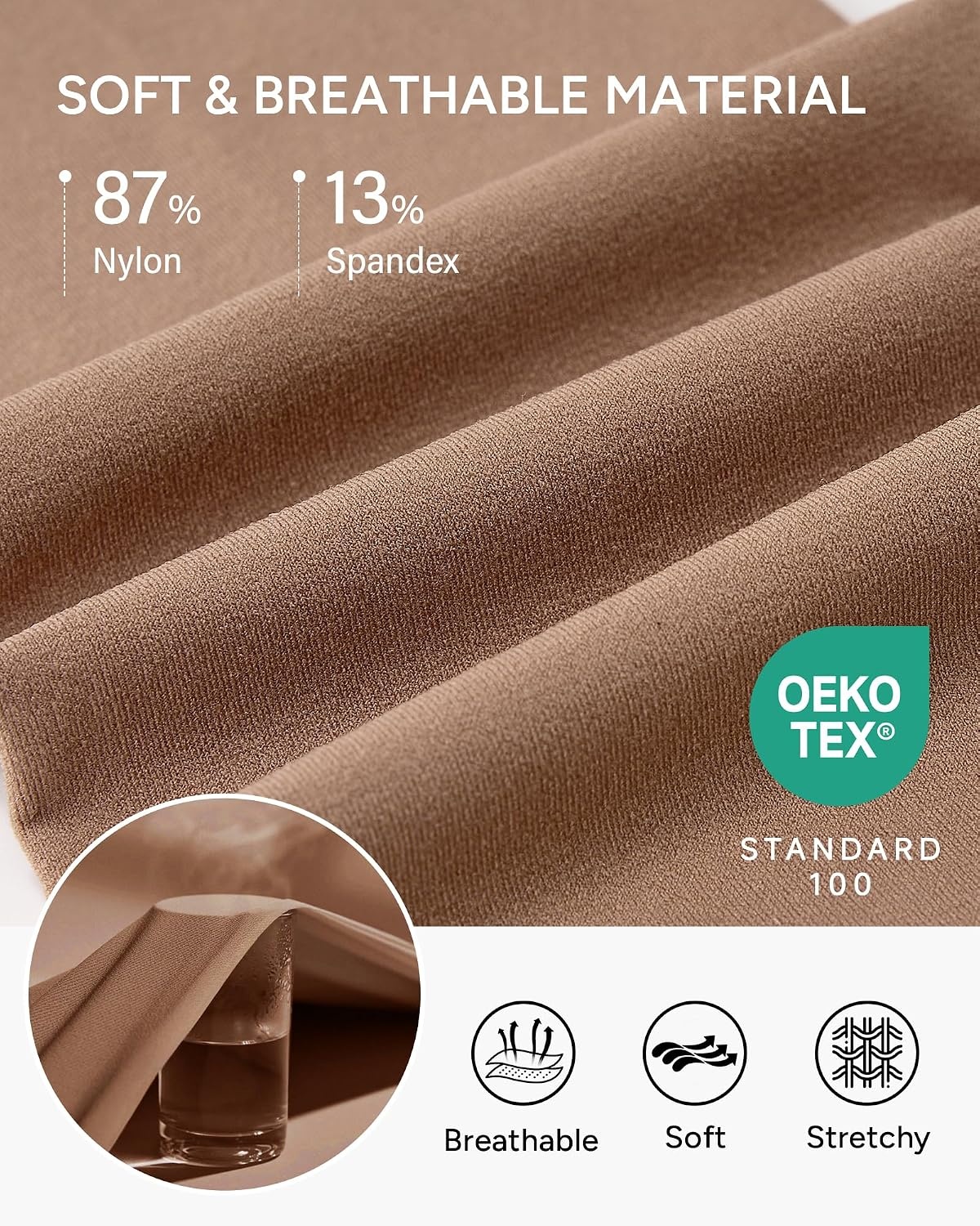 Stelle Girl’s Footless Tights Ultra Soft Dance Tights for Ballet(Warm Tan)
