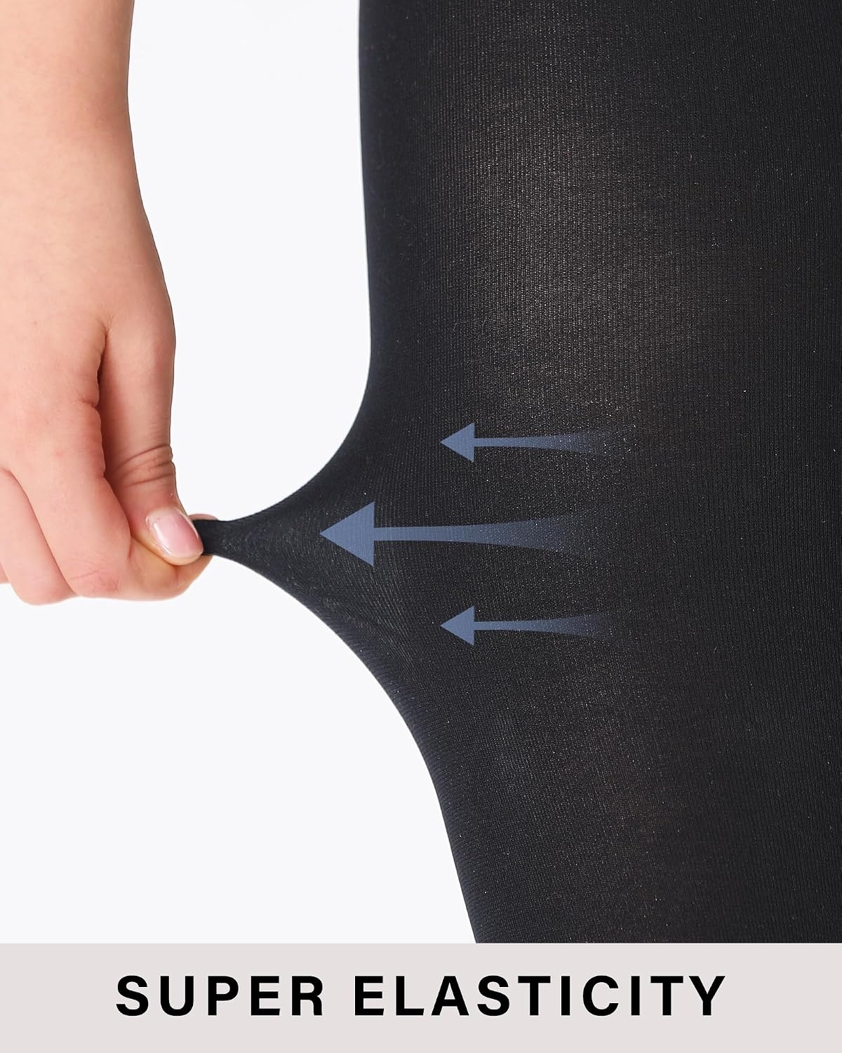 Stelle Girls Women Stirrup Ballet Tights for Dance Class Kids Adult | Convertible & Transition, Soft Footless Stockings, Stretch, Opaque, Teen & Youth Pantyhose, Gymnastics, Ballerina, Recital(Black)