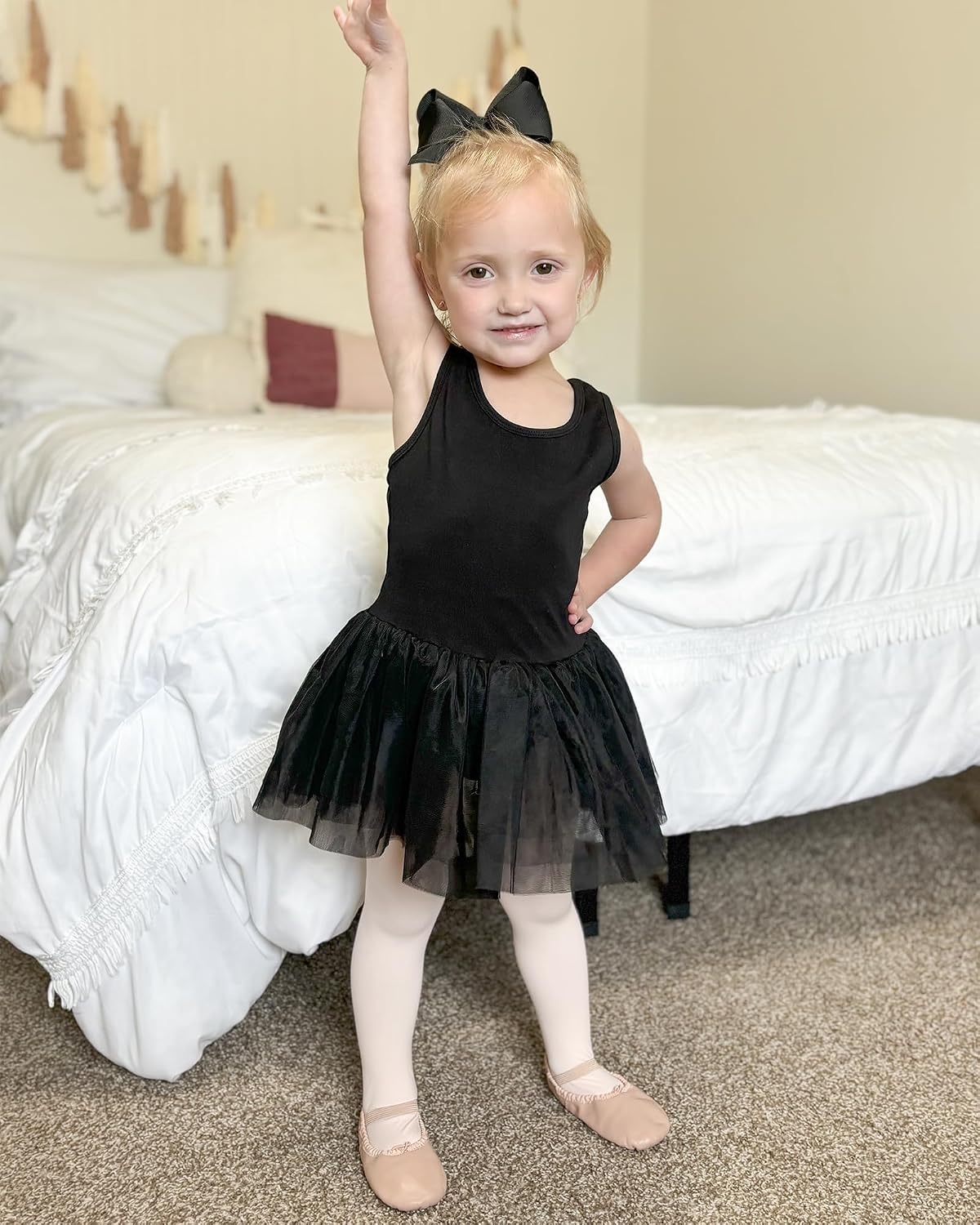 Stelle Ballet Leotards for Girls with Tutu Skirt Ballerina Dance Costumes | Ballet tutu dress, Soft stretch fabric, Breathable comfort, Tulle skirt, Ballerina outfit, Dance, Performance, Party(Black (Tank Top))