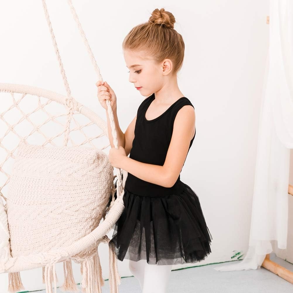 Stelle Ballet Leotards for Girls with Tutu Skirt Ballerina Dance Costumes | Ballet tutu dress, Soft stretch fabric, Breathable comfort, Tulle skirt, Ballerina outfit, Dance, Performance, Party(Black (Tank Top))