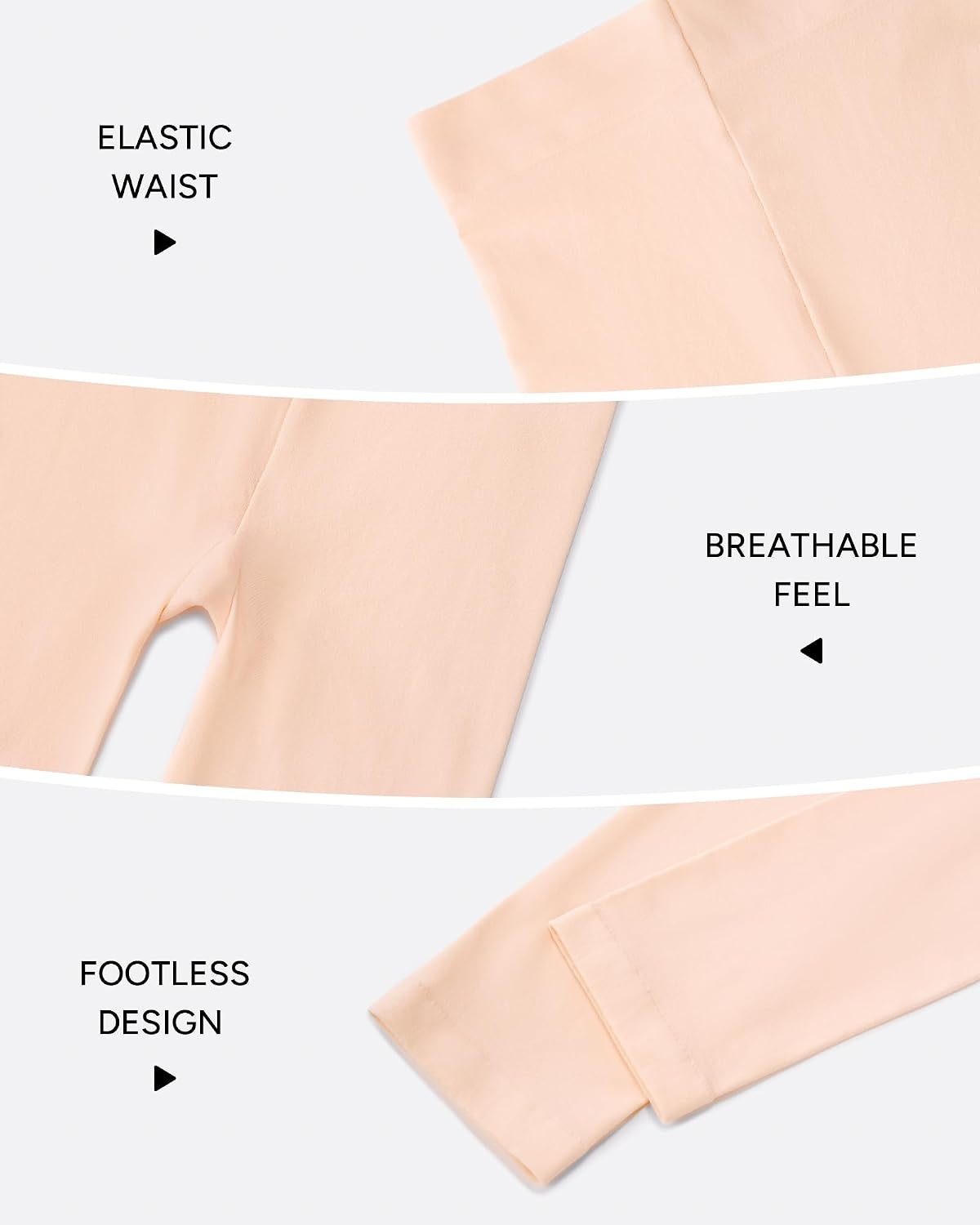 Stelle Footless Dance Tights for Girls Ballet Kids Toddler 2T-15Y(2 Pairs Ballet Pink)