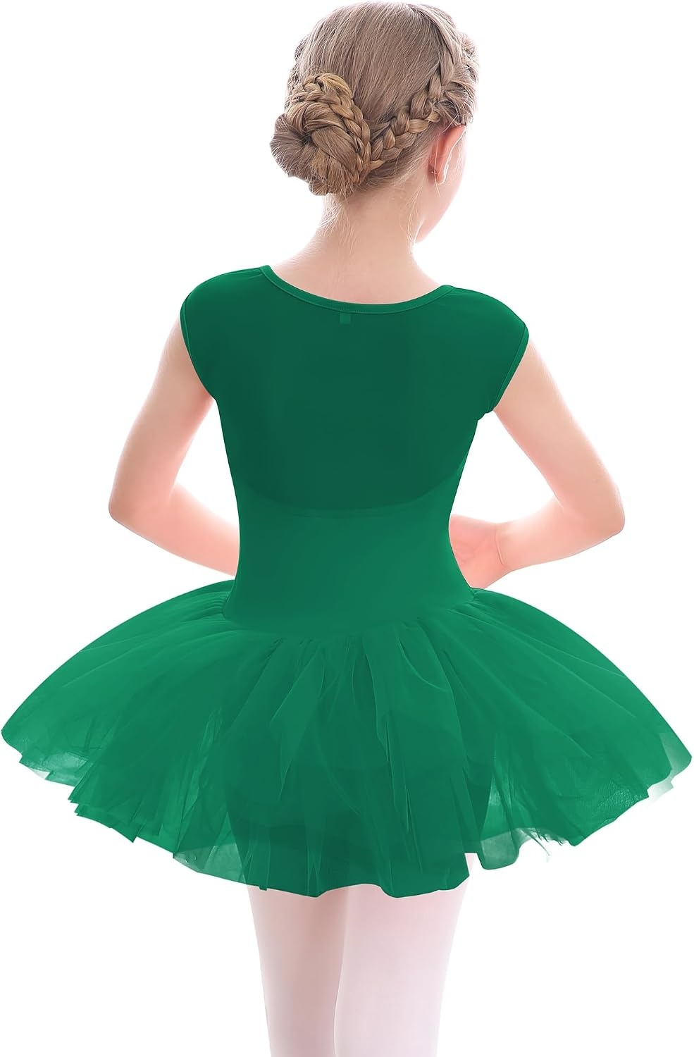 Stelle Ballet Leotards for Girls with Tutu Skirt Ballerina Dance Costumes | Ballet tutu dress, Soft stretch fabric, Breathable comfort, Tulle skirt, Ballerina outfit, Dance, Performance, Party(01-green)