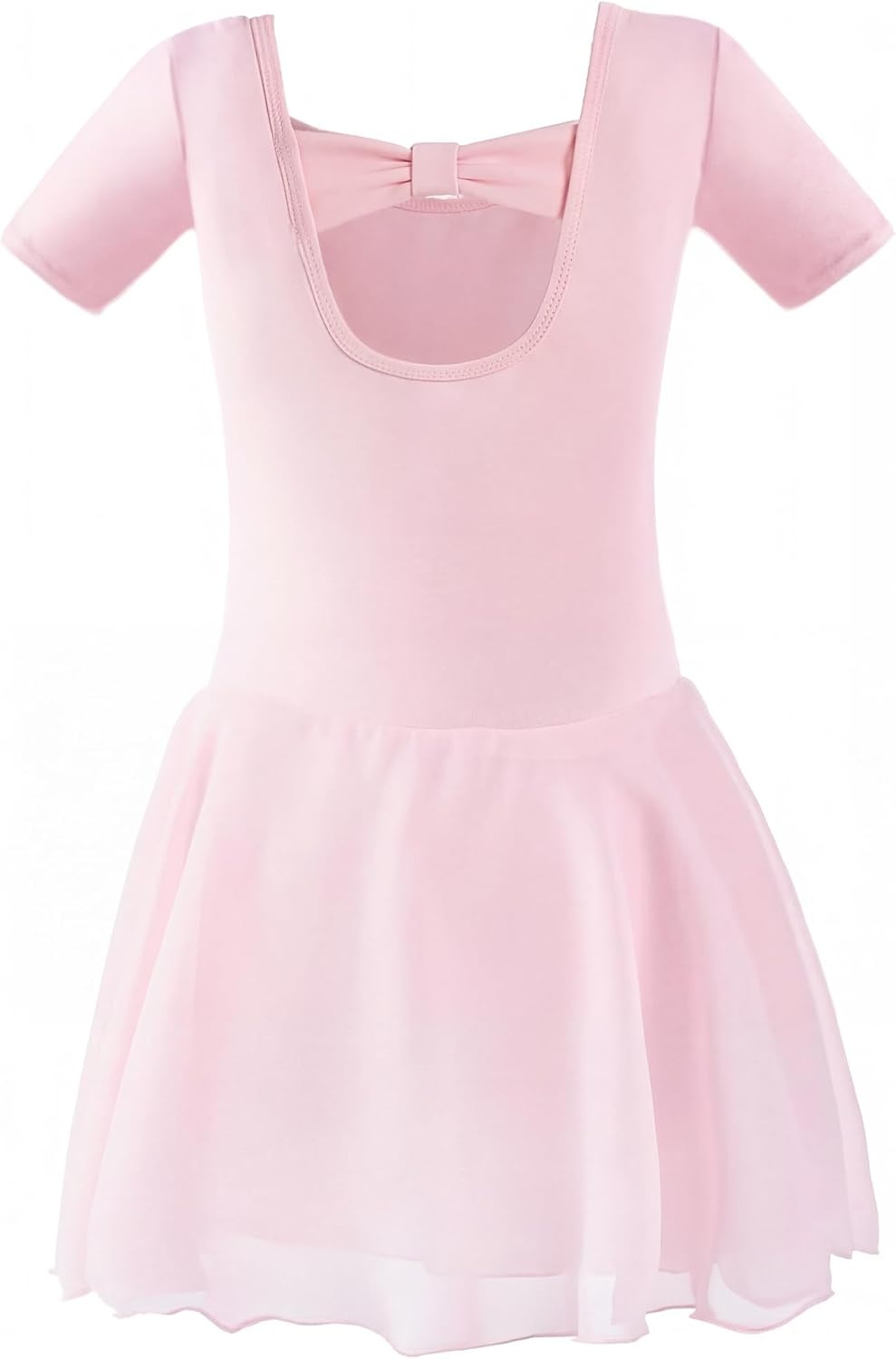 Stelle Ballet Leotards for Girls Toddler Ballet Outfit Dance Leotard Dress(Style 2-ballet Pink (Bow Back))