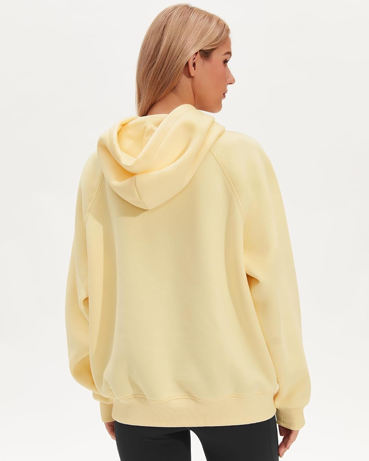 Stelle Women Hoodies Oversized Fleece Long Sleeve Comfy Casual Pullover Sweatshirts 2026 Winter Fall Outfits(Butter)