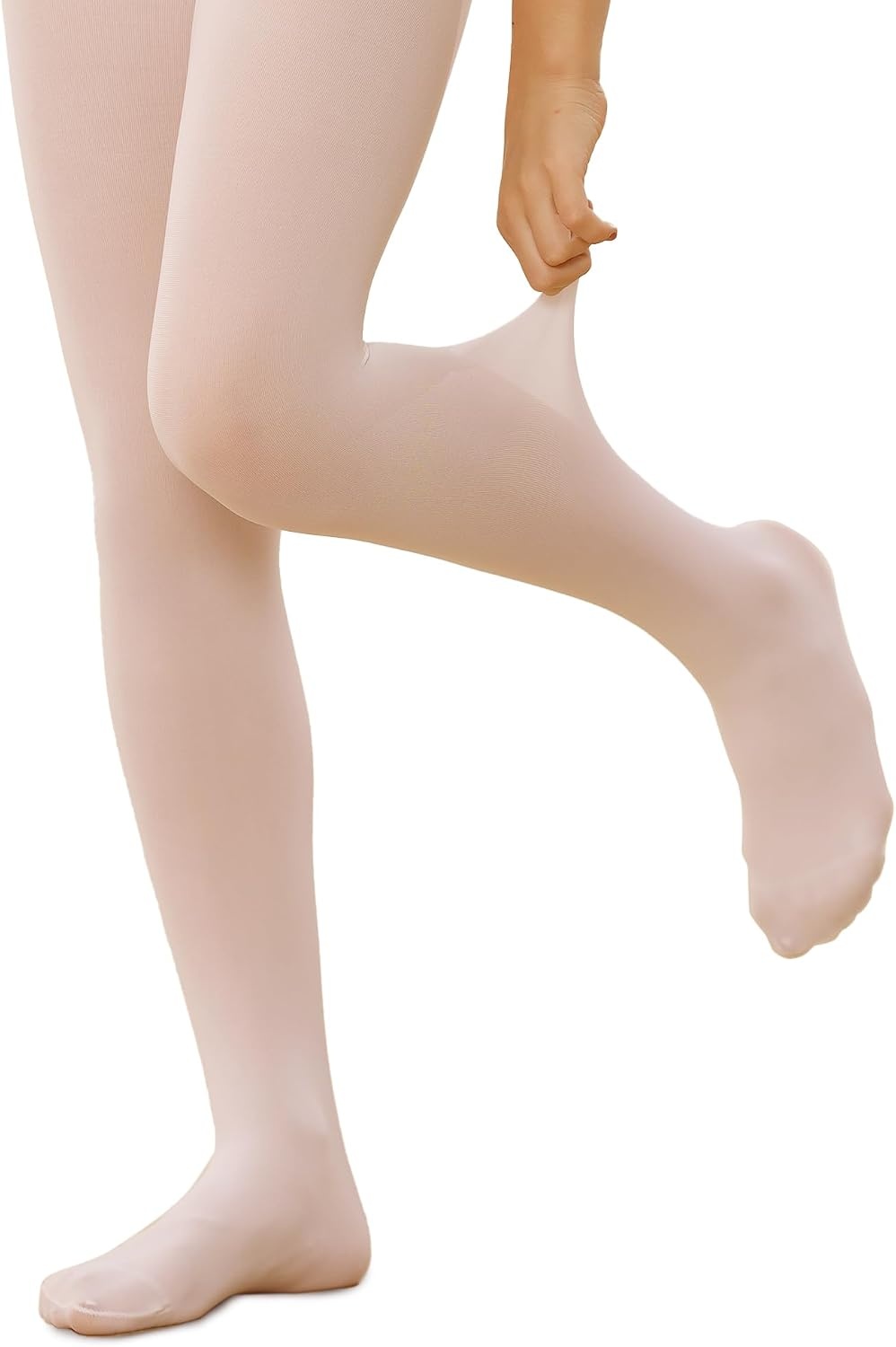 Stelle Girls Bow Back Leotard with Footed Tight for Ballet/Dance/Gymnastics(Ballet Pink)