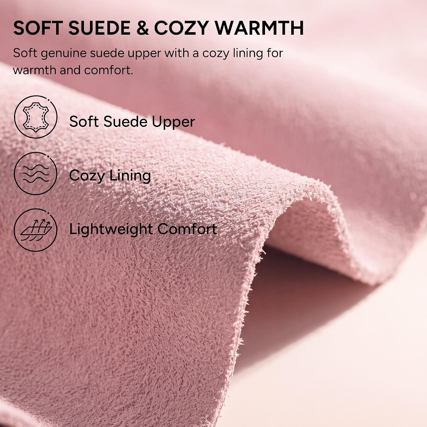 Stelle Winter Boots for Women Warm Ankle Snow Boots(Pink)