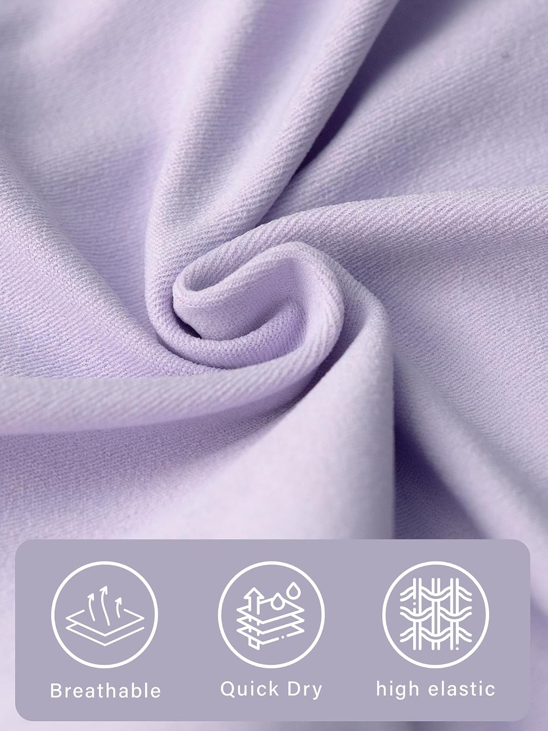Stelle Girls Leggings with Hidden Pocket for Kids Dance Yoga Athletic Pants | High-rise waistband,Soft 4-way stretch,Moisture-wicking,Non see-through for dance,gymnastics,yoga,running and daily wear(Lavender)