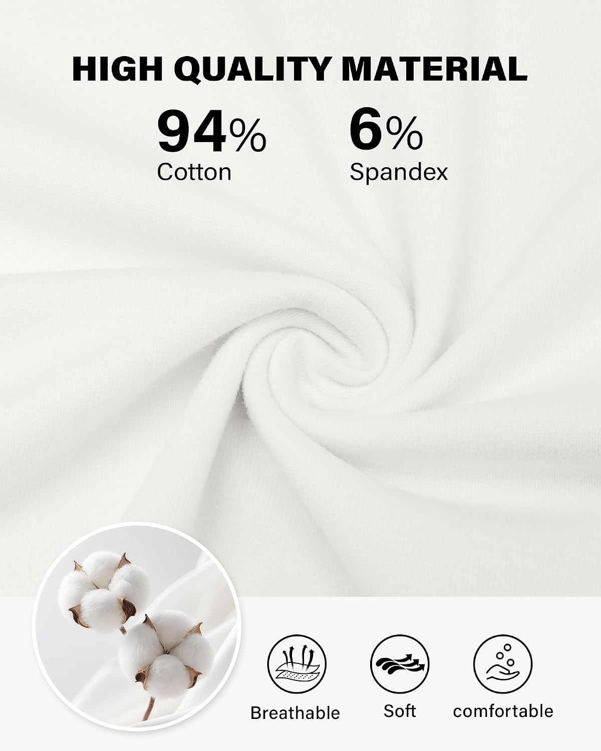 Stelle Women Cotton Blend Tshirts Shirts Boxy Cropped T- Shirts Basic Tees | Relaxed fit, Side slits, Lightweight comfort, Everyday layering, Streetwear, Machine washable, Soft hand feel(White)