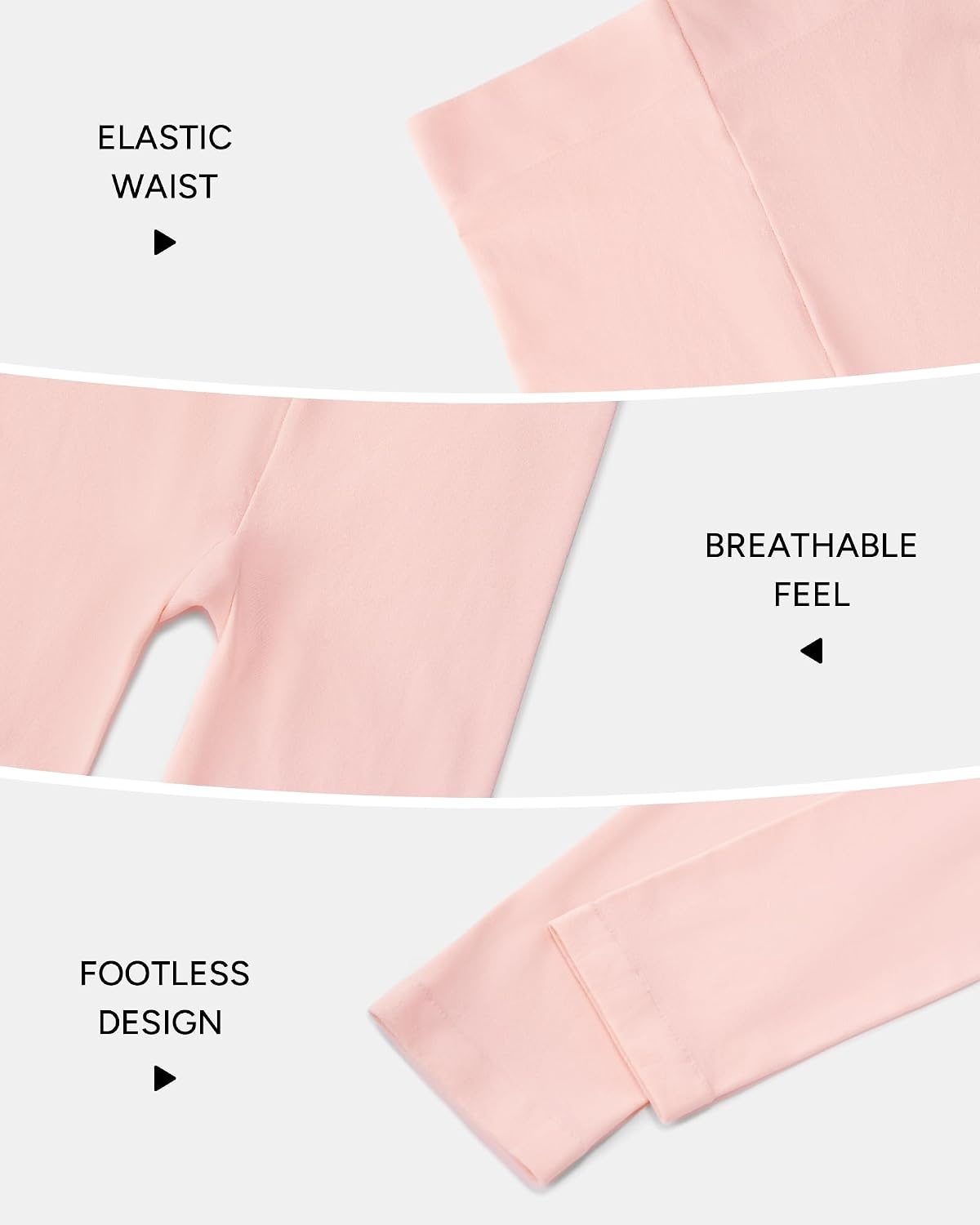 Stelle Girl’s Footless Tights Ultra Soft Dance Tights for Ballet(Pink)
