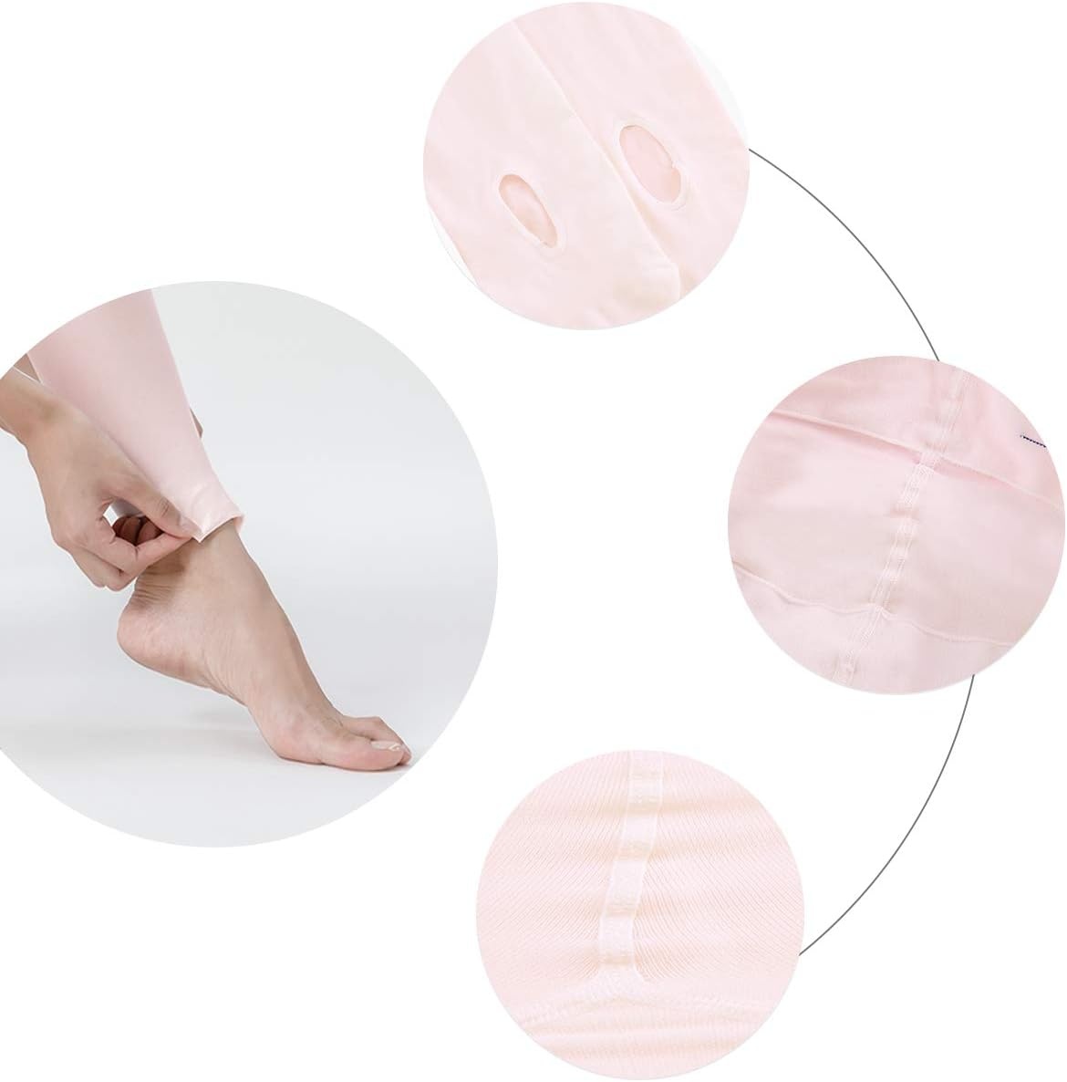 Stelle Girls’ Convertible & Transition Ballet Tights for Toddler Dance Kid | High Waist, Stretch, Opaque, Soft Footless Stockings, Teen & Youth Pantyhose, Ballerina, Class, Studio, Performance, Recital(2-pair Ballet Pink+1-pair Tan)