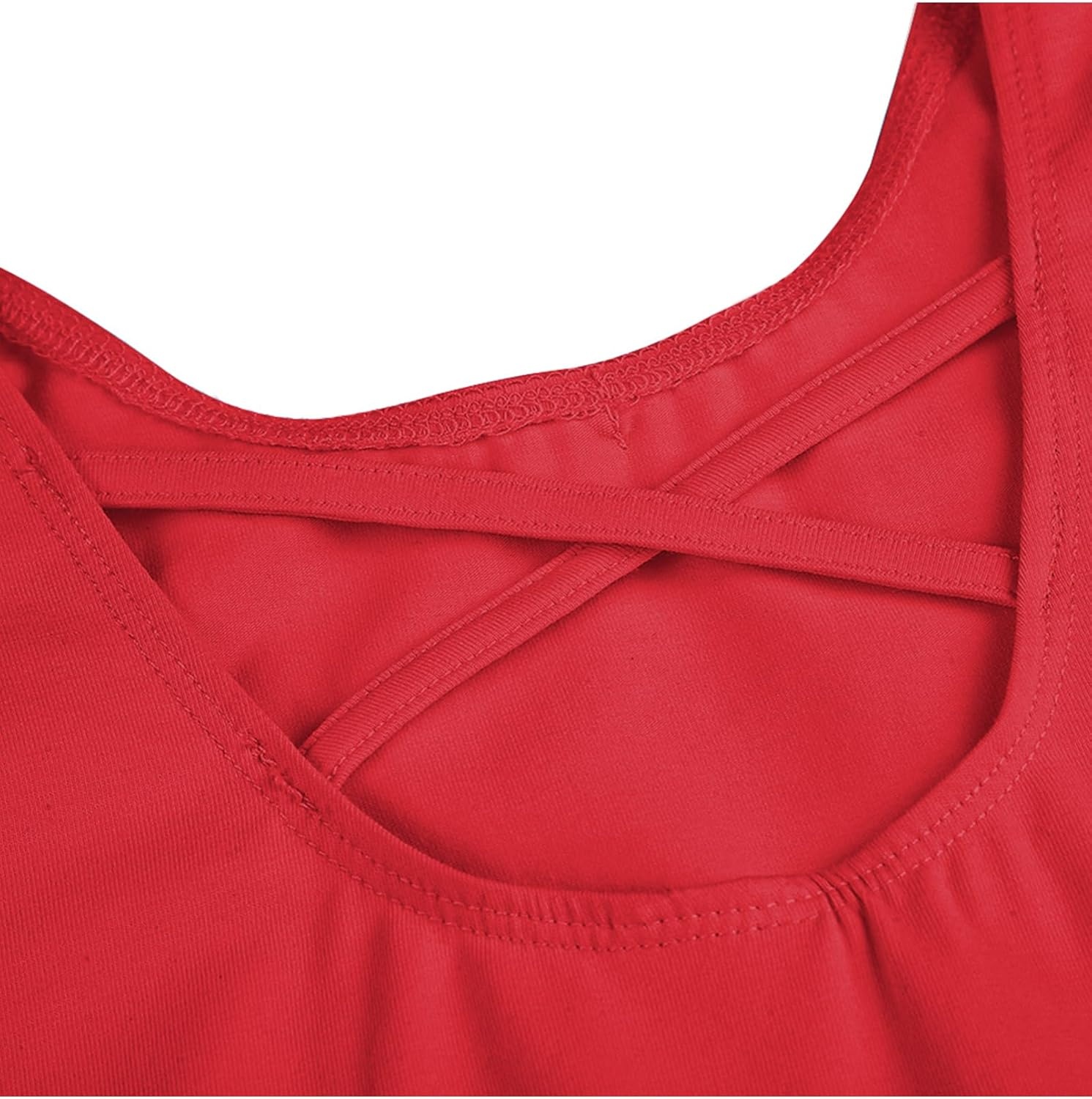 Stelle Ballet Leotards for Girls Toddler Ballet Outfit Dance Leotard Dress(Style 1-red(cross Back))