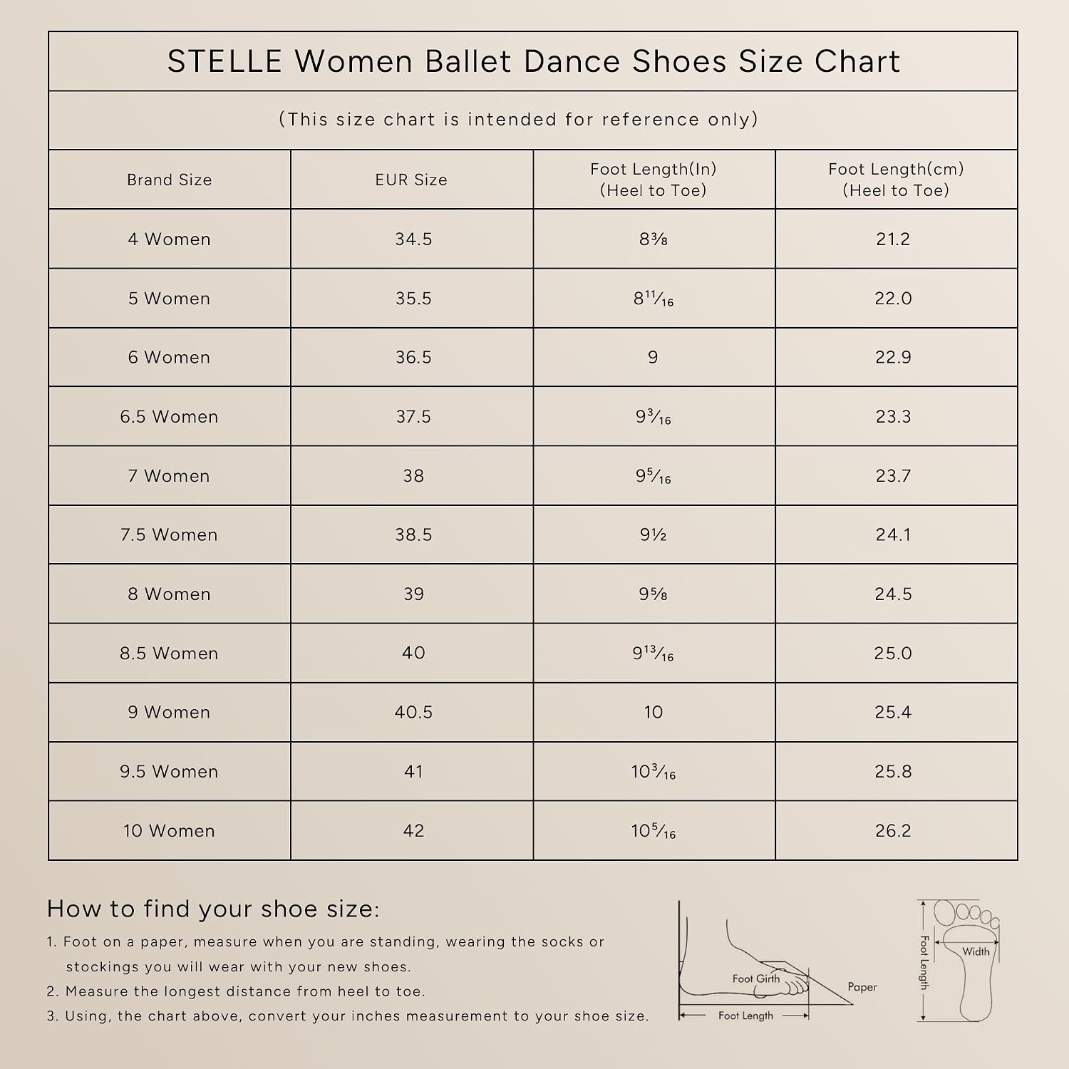 Stelle Ballet Shoes for Women Men Tan Canvas Dance Ballet Slippers(Dark Tan)