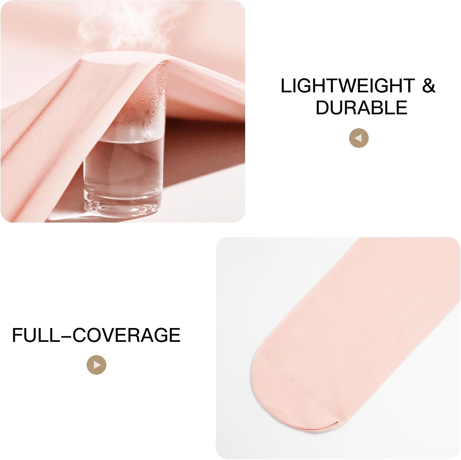 Stelle Women’s Footed Ballet Tights for Adult Dance Class Performance | Soft Microfiber Fabric, Opaque Coverage, Stretch Fit, High Waist, Seamless, Studio, Stage, Recitals, Ballerina(2 Pairs-ballet Pink+tan)