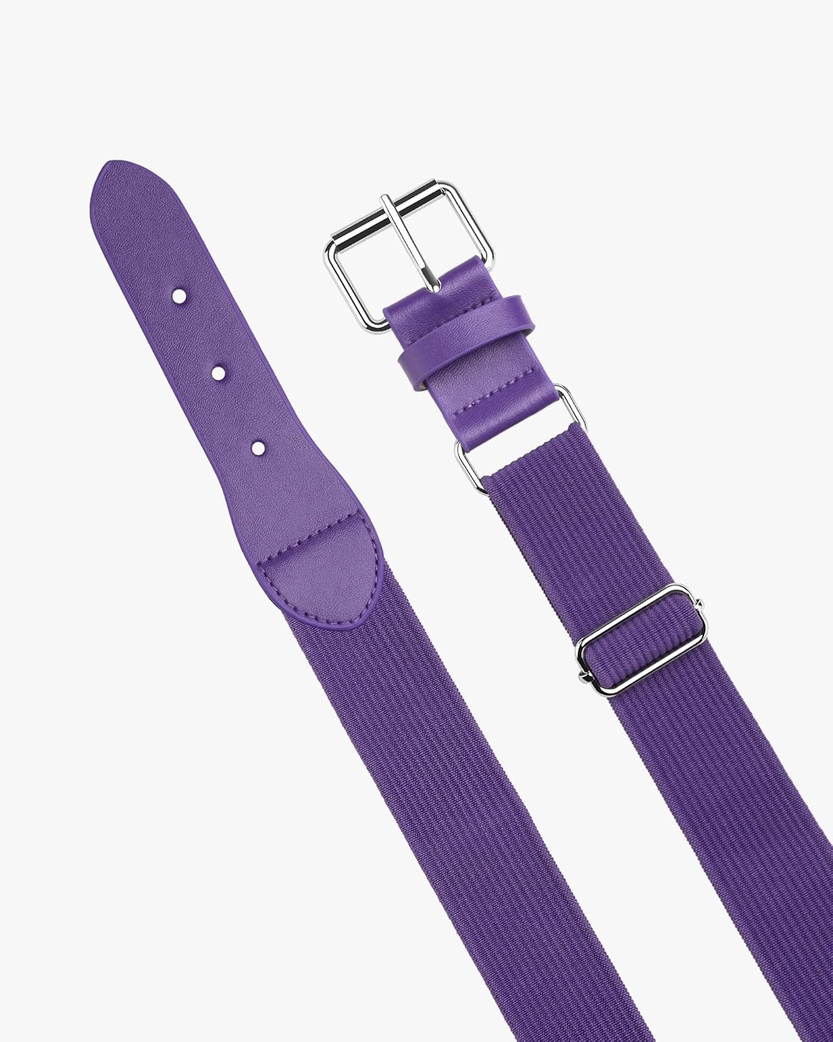 STELLE Baseball/Softball/Fastpitch Belt Girls Sports Elastic Adjustable Boys Uniform Belts Youth and Adult Sizes(Purple)