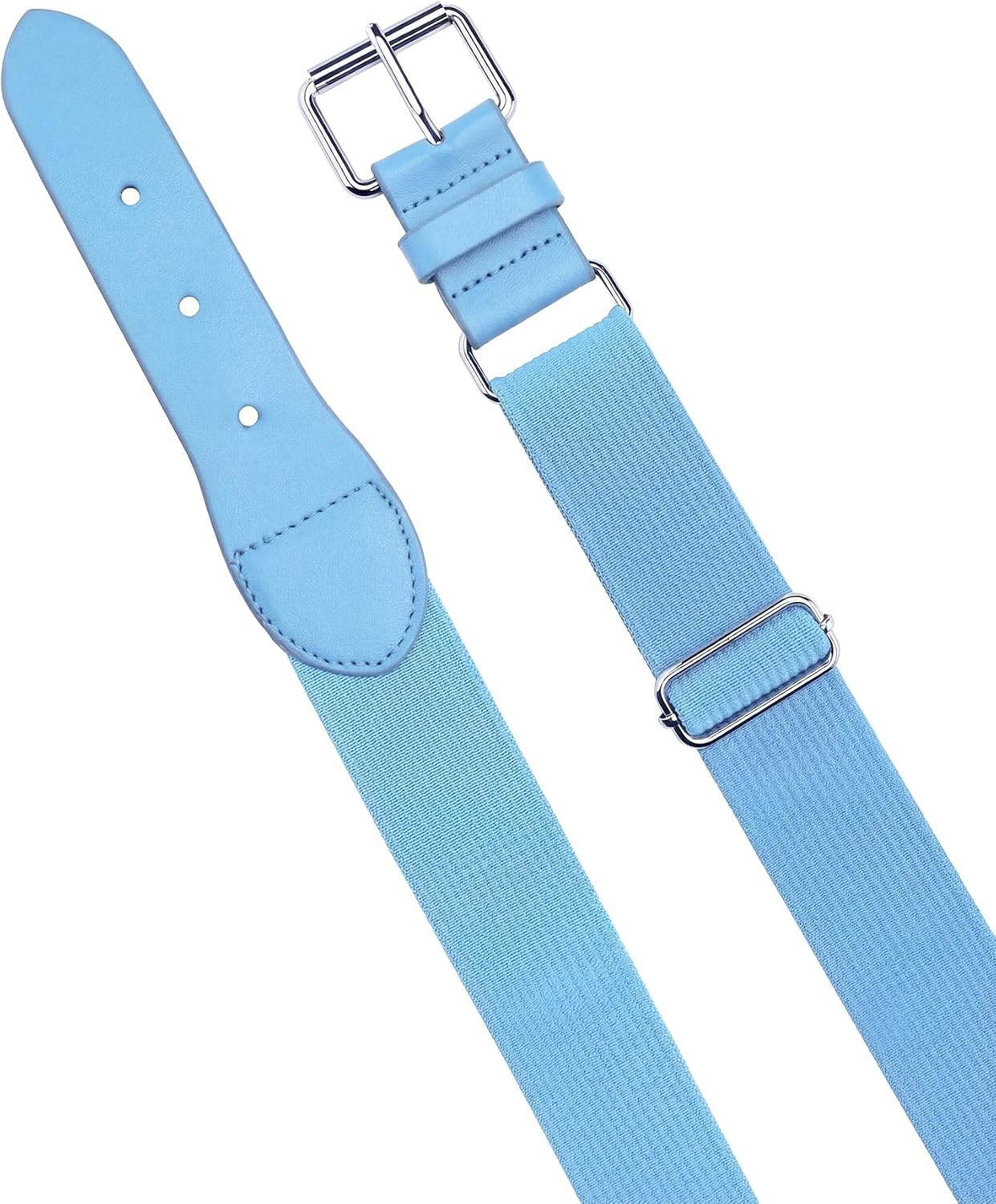 Stelle Baseball Softball Belt Elastic Adjustable Girls Boys Youth Adults(Sky Blue)