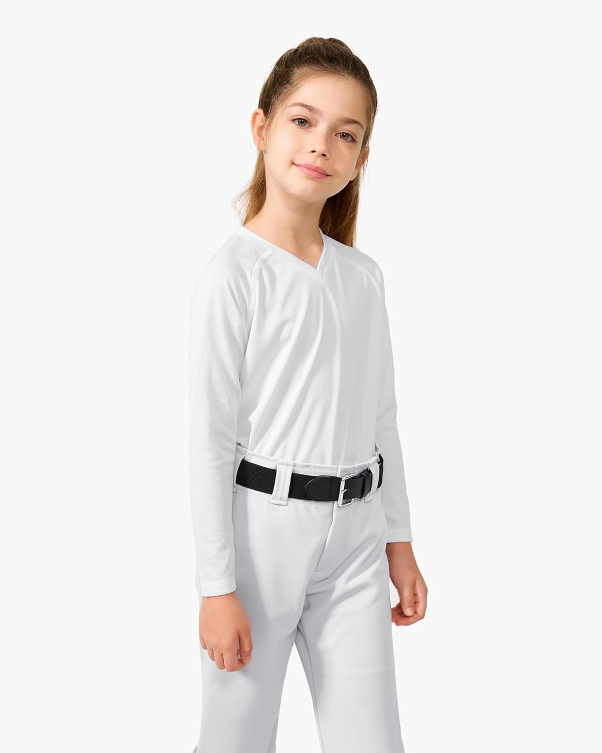 STELLE Baseball/Softball/Fastpitch Belt Girls Sports Elastic Adjustable Boys Uniform Belts Youth and Adult Sizes(Black)