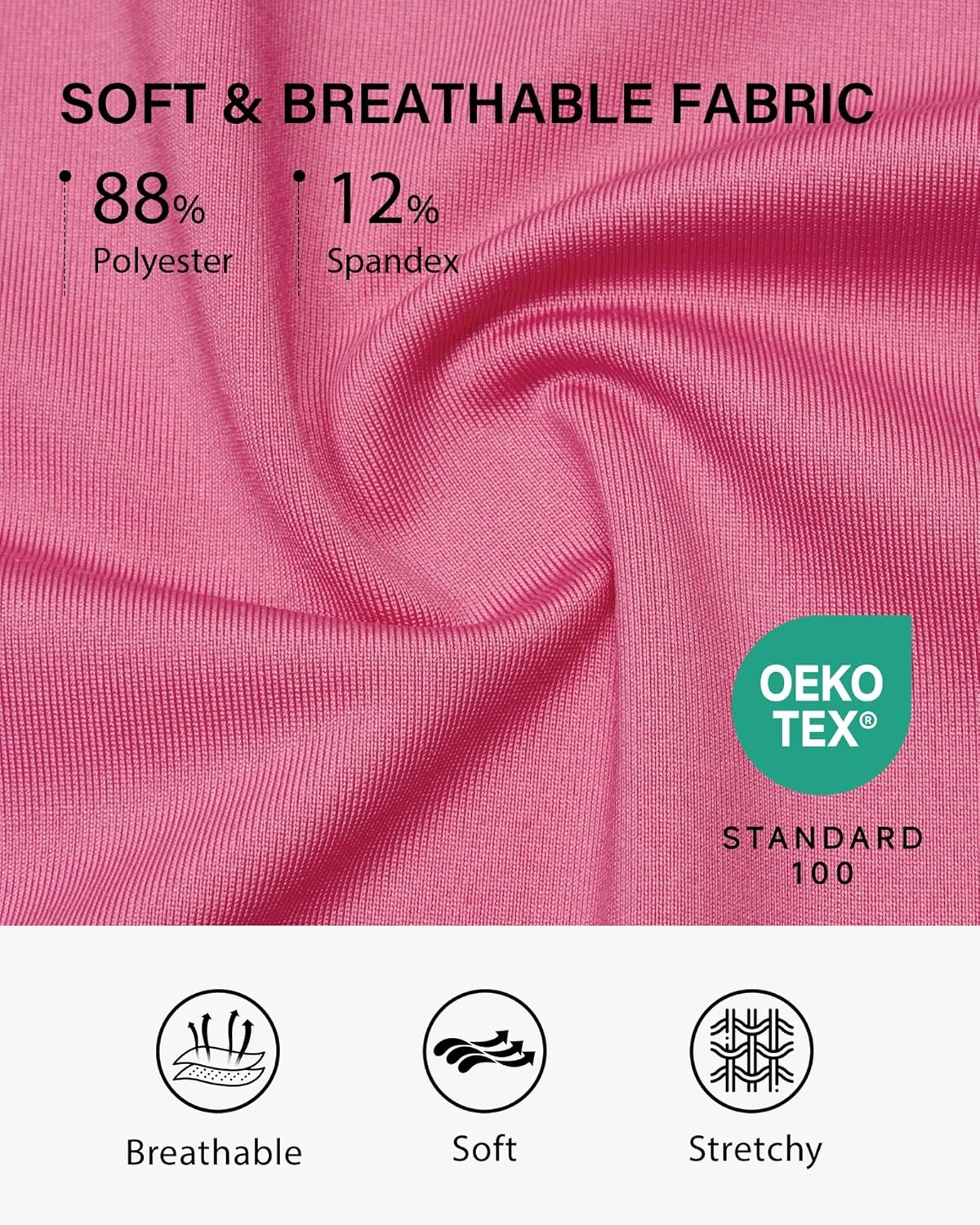 Stelle Girls Athletic Shirts Short Sleeve Crewneck T Shirts Active Sports Top Soccer Gym Workout Tshirt Summer Tees for Kid(Watermelon)