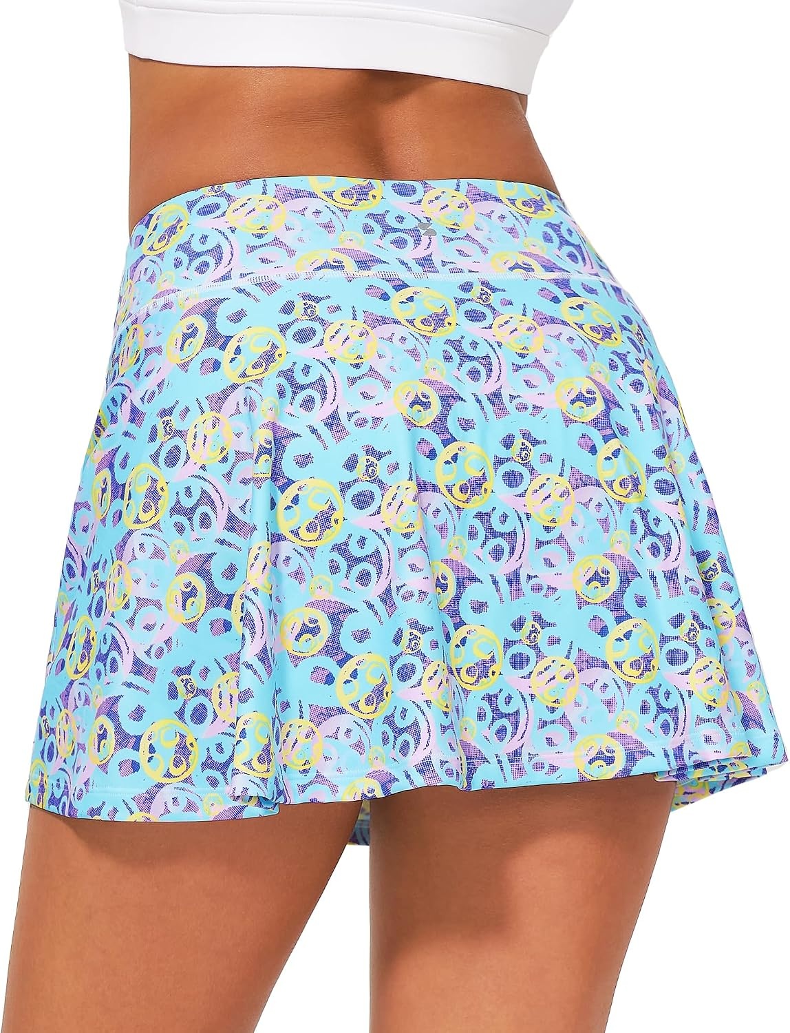 Stelle Women’s Tennis Golf Skirts High Waisted Athletic Skorts with Pockets | Built-In Shorts, Athletic Skirt, Tummy Control, Stretchy, Running, Pickleball, Workout, Casual, Skorts for Woman(Vibrant Pickle)