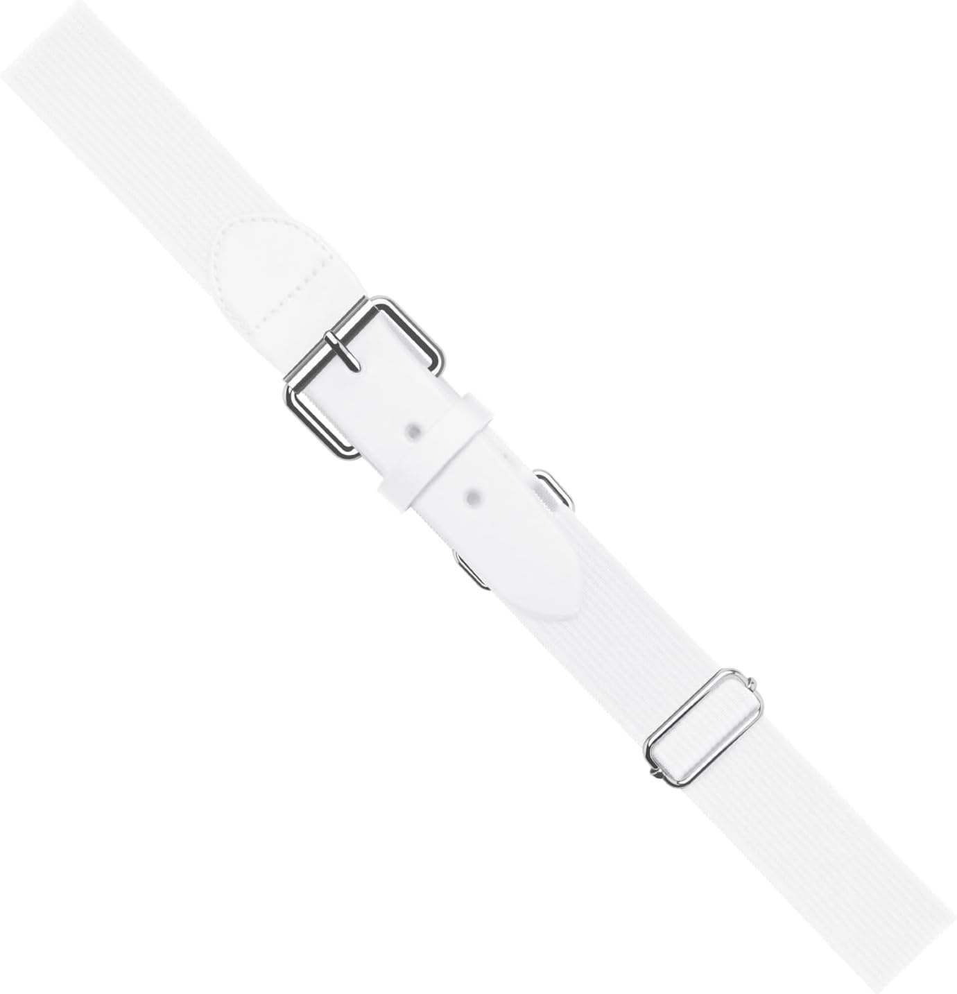 Stelle Baseball Softball Belt Elastic Adjustable Girls Boys Youth Adults | Secure Metal Buckle, Comfortable Stretch Fit, Fastpitch, Tee Ball, Uniform, Practice, Game Day, Durable, Women, Men(White)