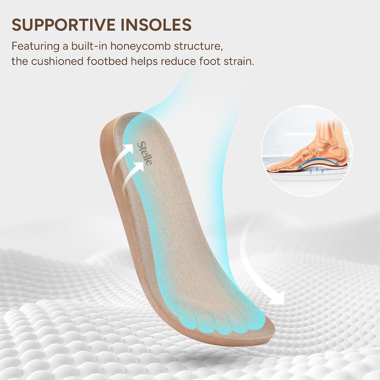 Stelle Clogs Women Mens Arch Support Suede Soft Cork Footbed Sandals Potato Shoes Slip on Home Slippers Non-Slip Comfort(Caramel-genuine Suede)